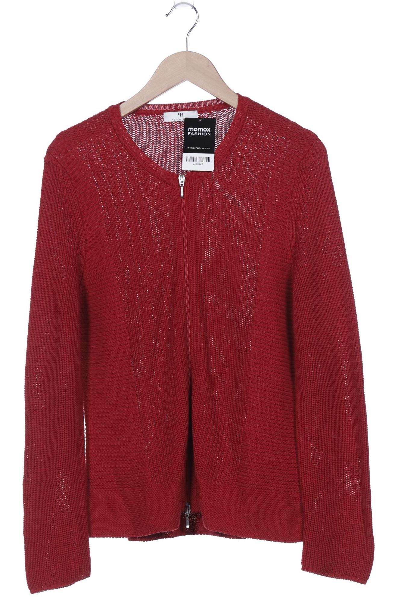 

Peter Hahn Damen Strickjacke, rot, Gr. 42