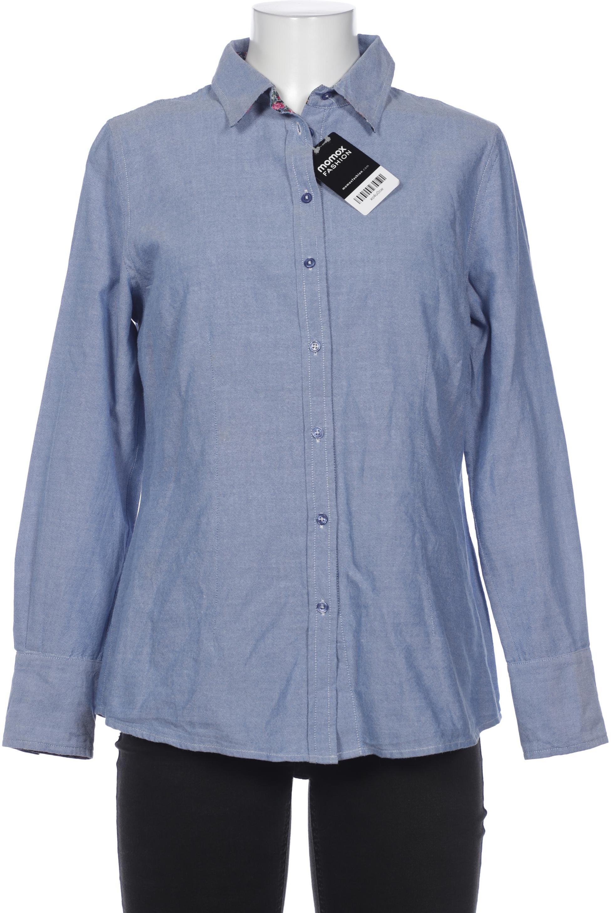 

Peter Hahn Damen Bluse, blau, Gr. 40