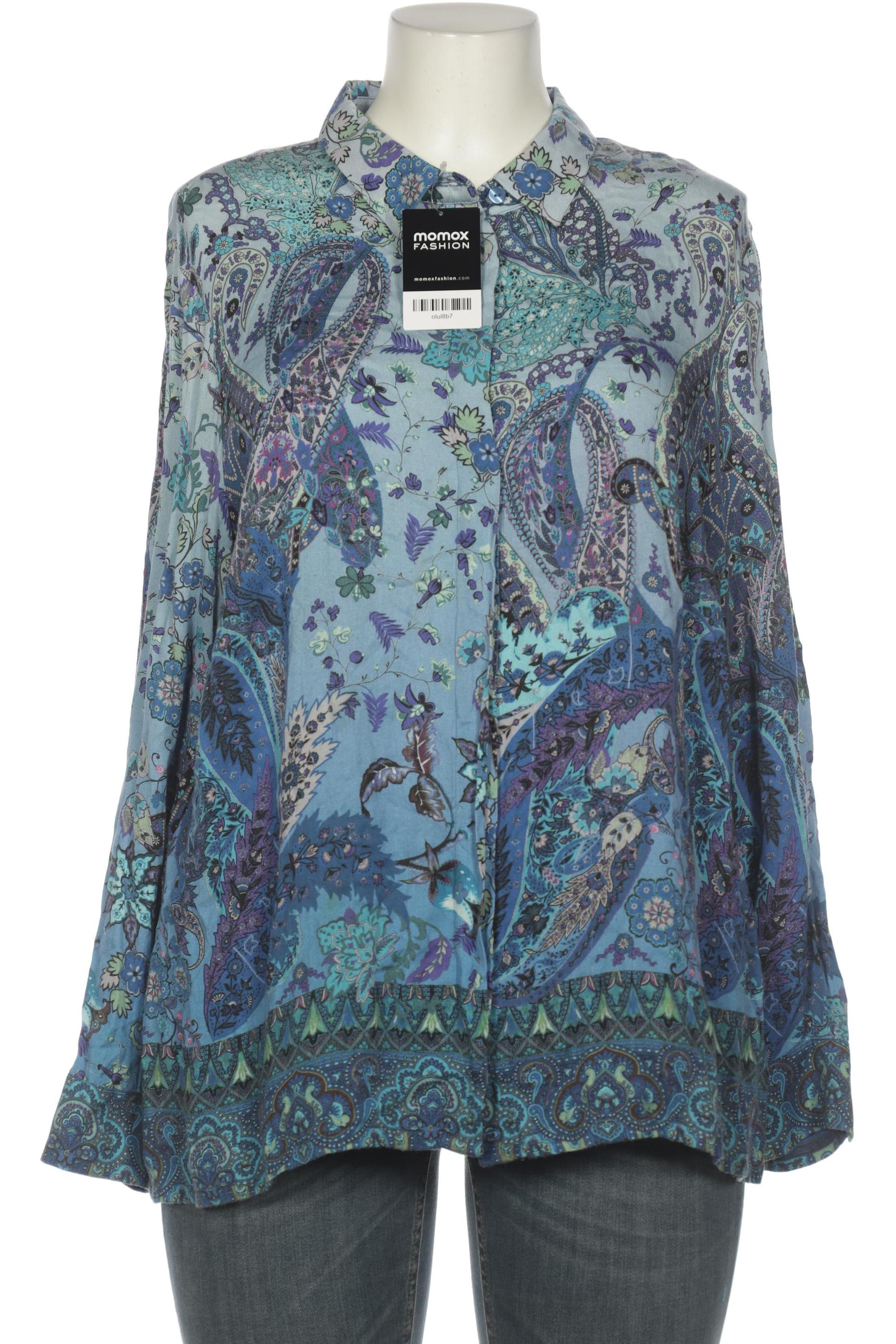 

Peter Hahn Damen Bluse, blau, Gr. 48