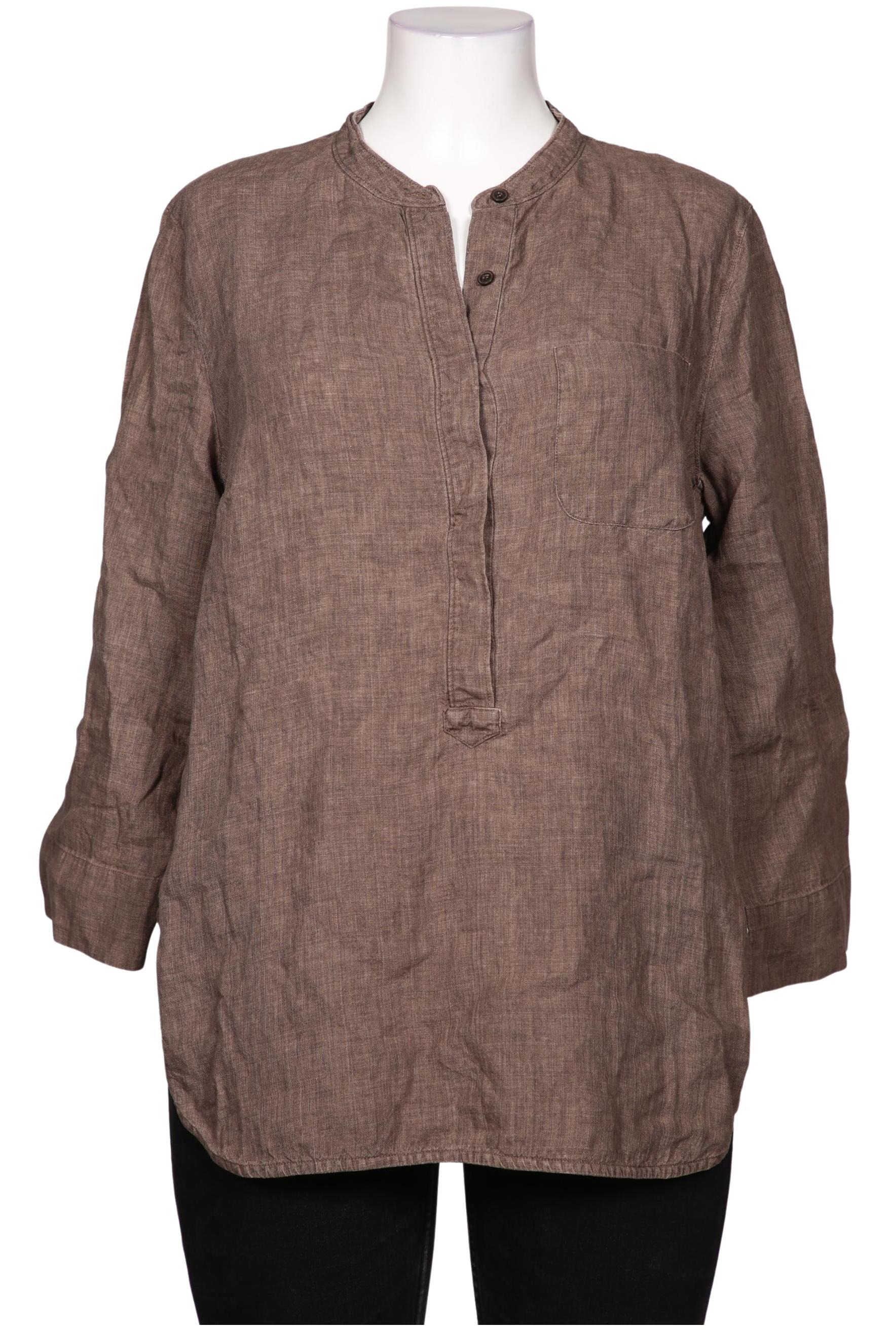 

Peter Hahn Damen Bluse, braun, Gr. 44