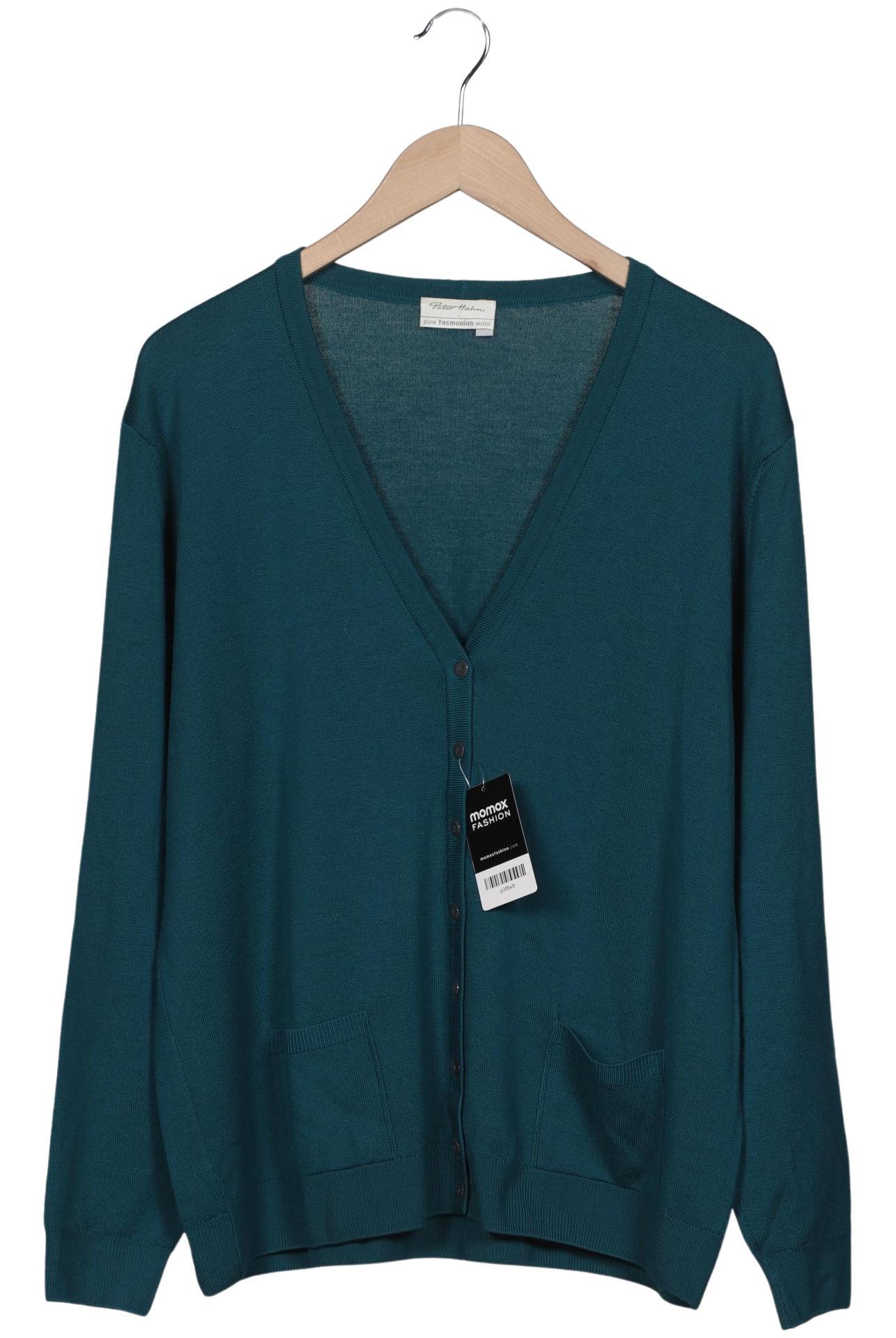 

Peter Hahn Damen Strickjacke, türkis, Gr. 48