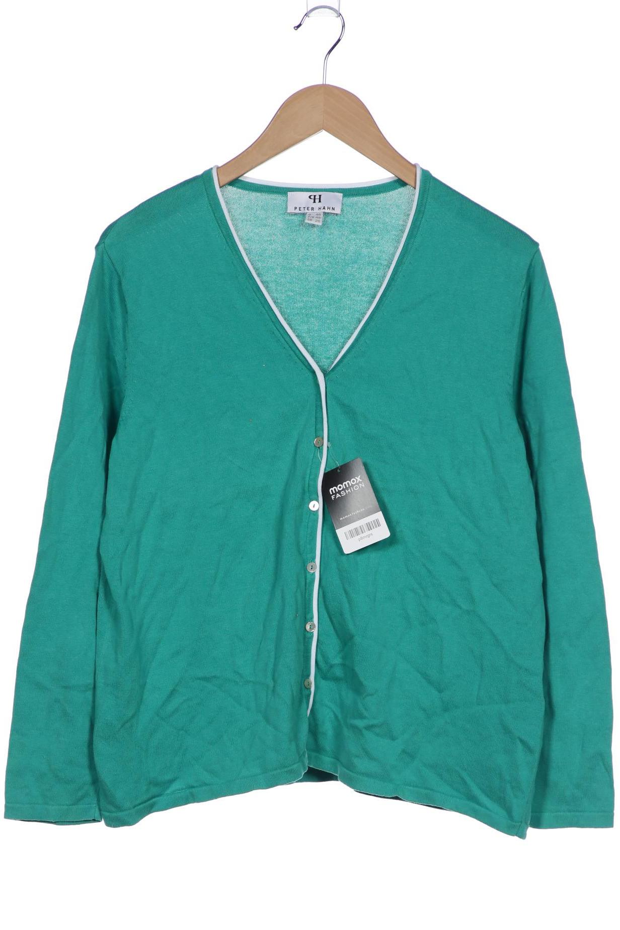 

Peter Hahn Damen Strickjacke, türkis, Gr. 46