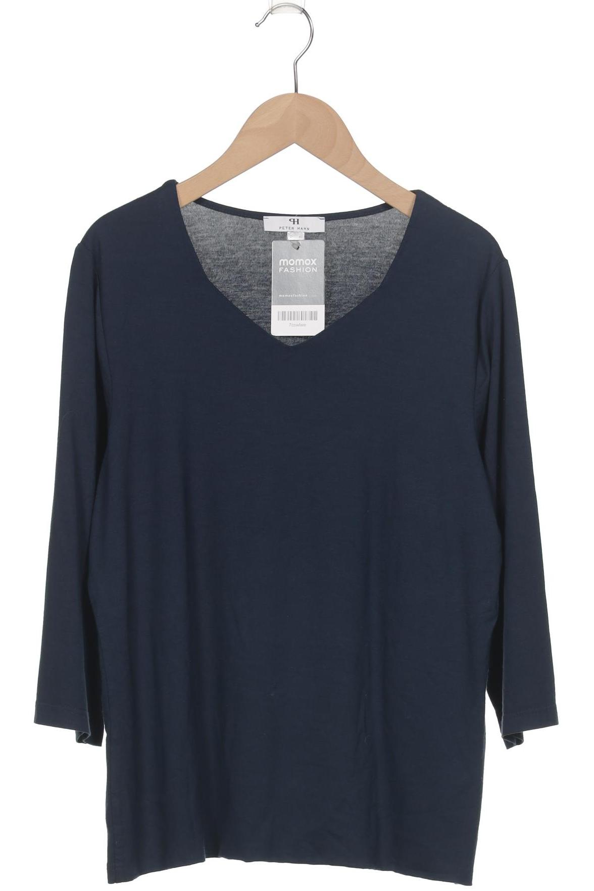 

Peter Hahn Damen Langarmshirt, marineblau, Gr. 42