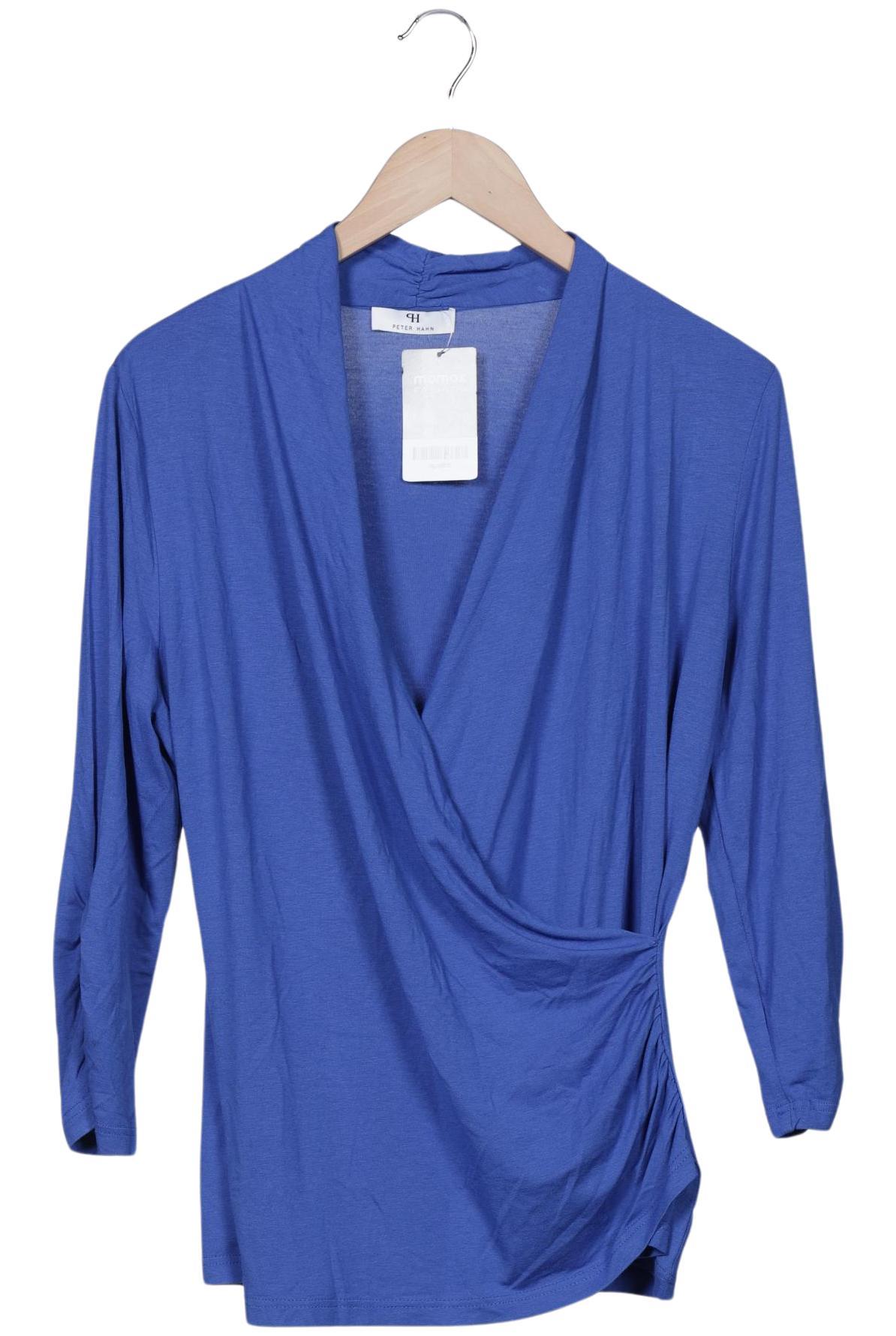

Peter Hahn Damen Langarmshirt, blau, Gr. 40