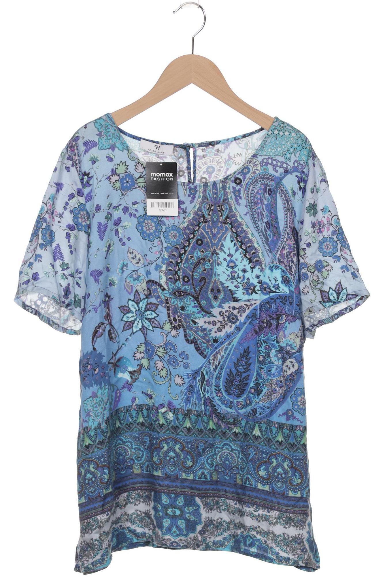 

Peter Hahn Damen Bluse, blau, Gr. 42