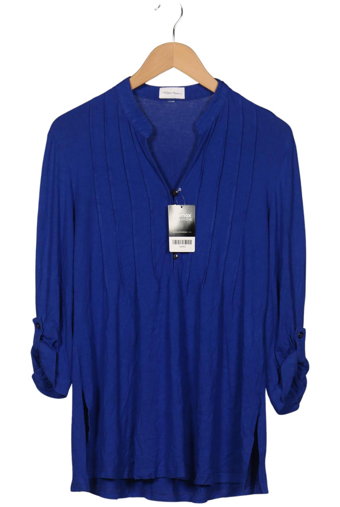 

Peter Hahn Damen Langarmshirt, blau, Gr. 44