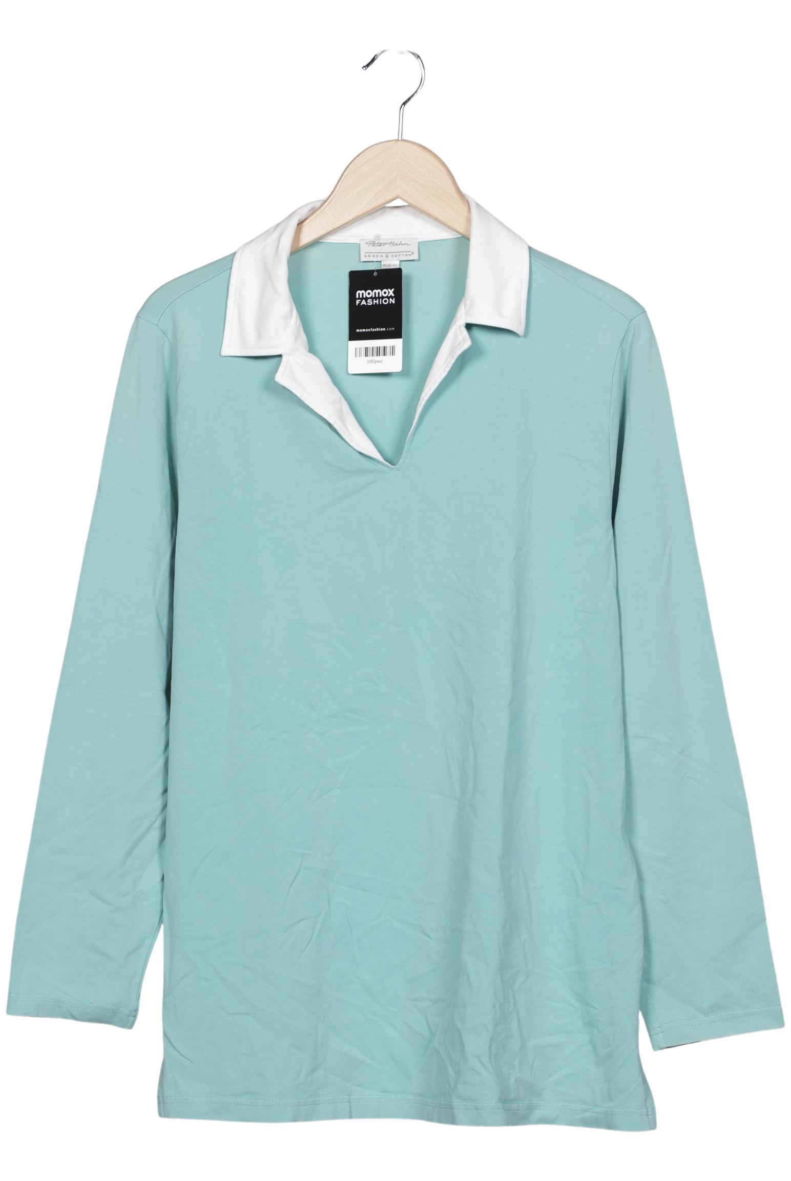 

Peter Hahn Damen Langarmshirt, türkis, Gr. 46
