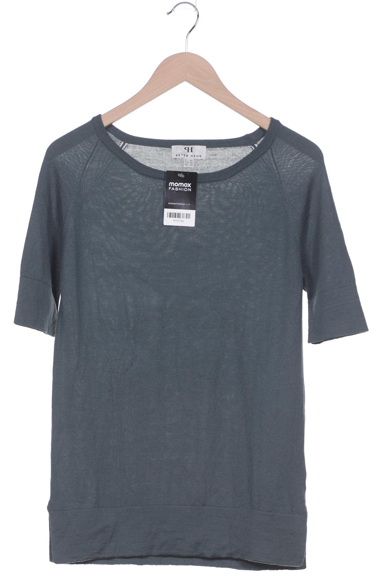 

Peter Hahn Damen Pullover, türkis, Gr. 36
