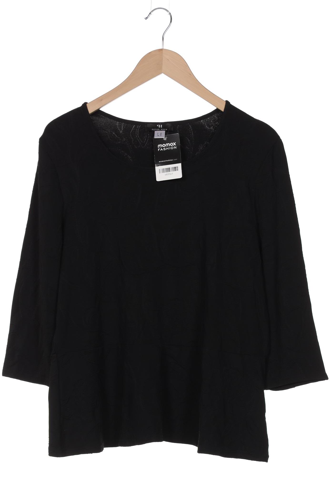 

Peter Hahn Damen Langarmshirt, schwarz, Gr. 48