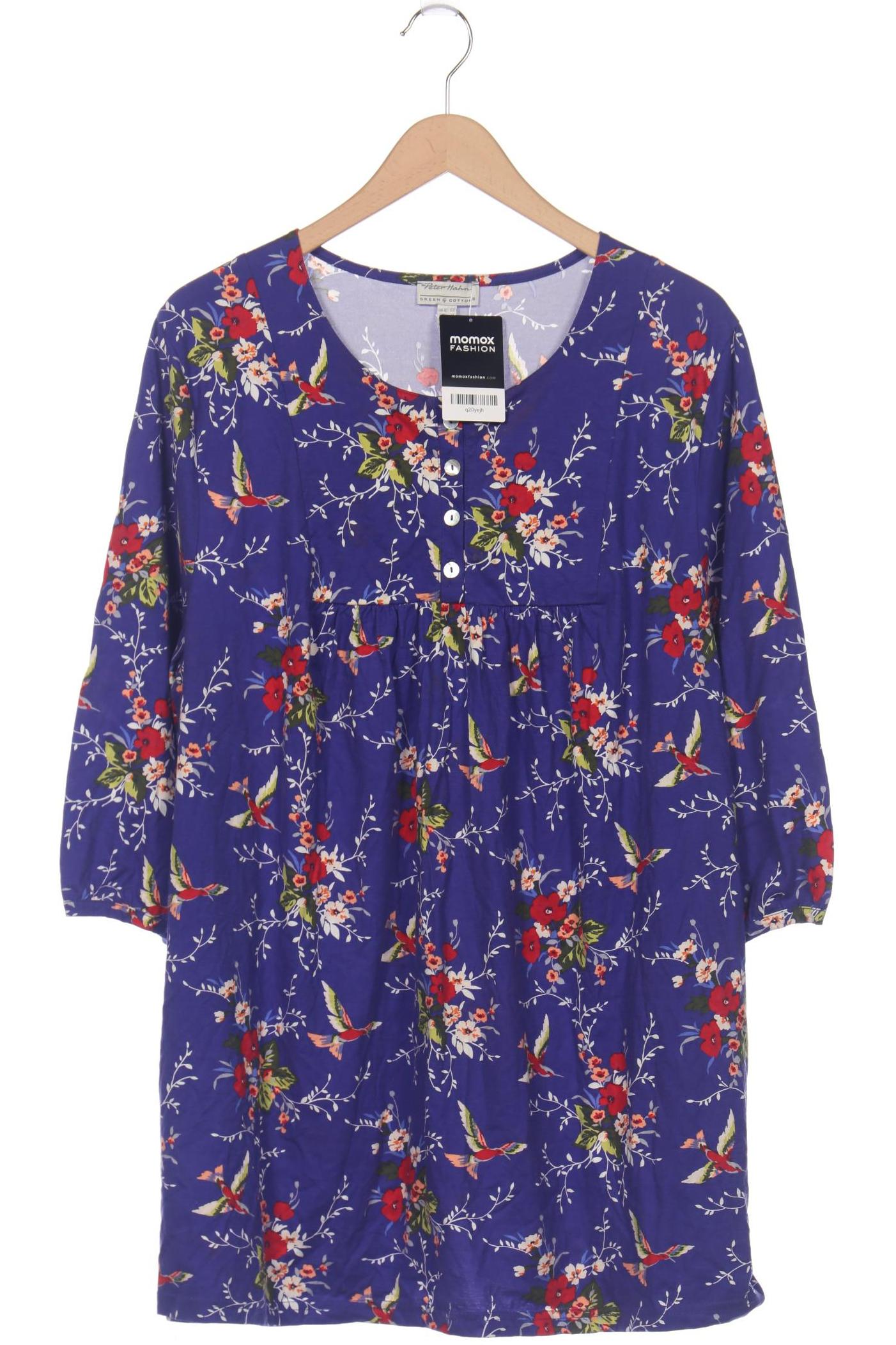 

Peter Hahn Damen Langarmshirt, blau, Gr. 52
