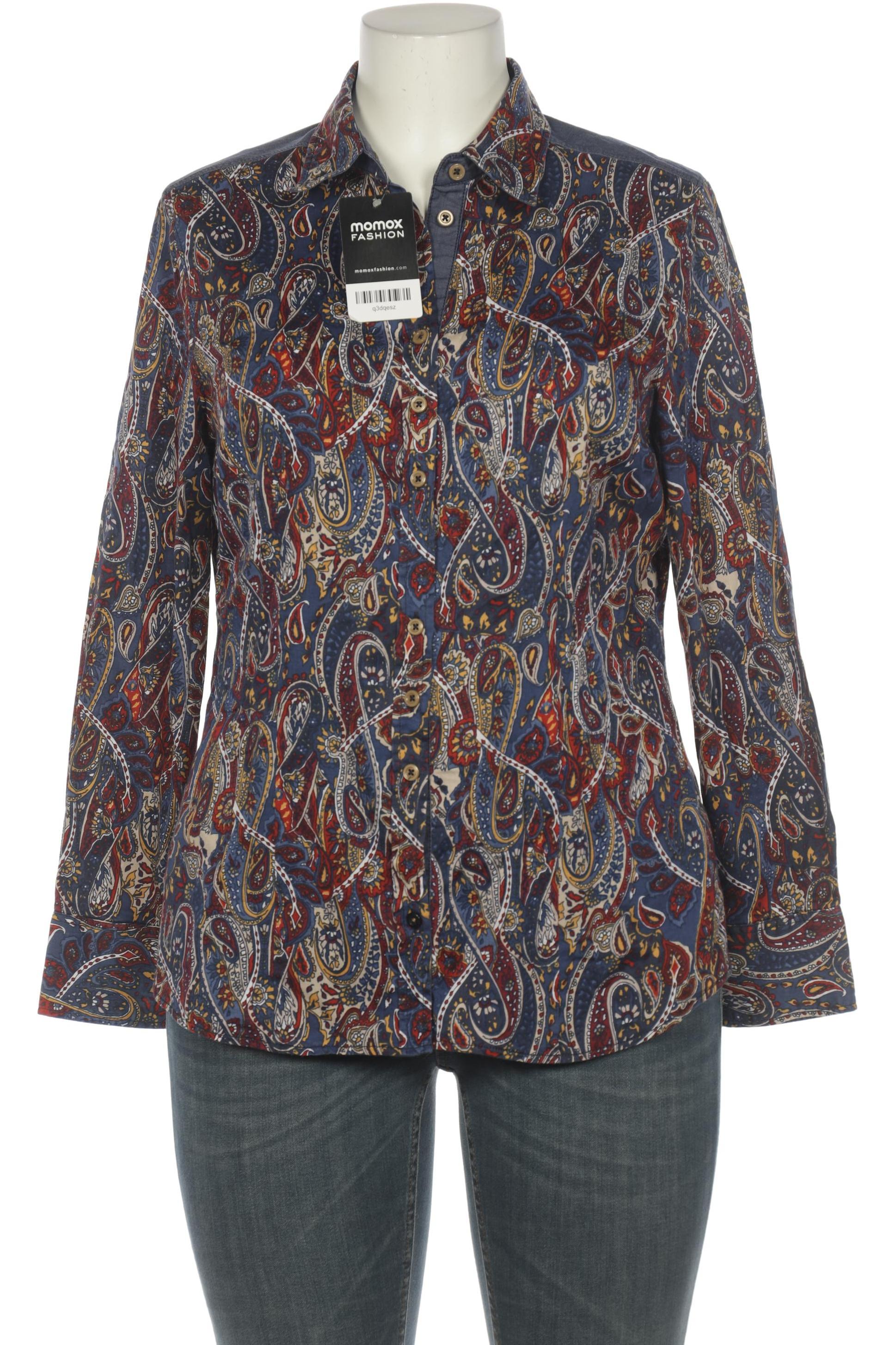 

Peter Hahn Damen Bluse, blau, Gr. 42