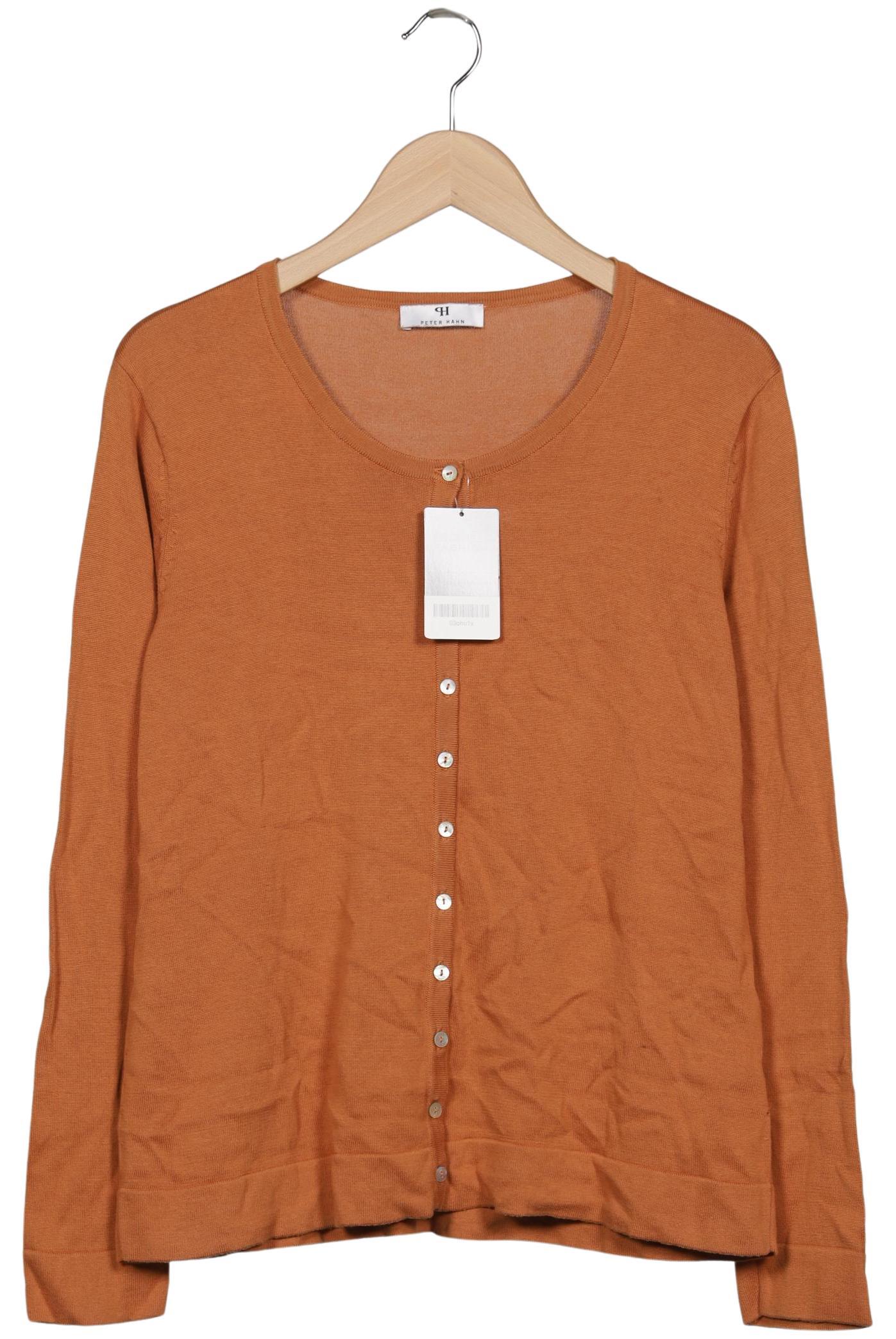 

Peter Hahn Damen Strickjacke, orange, Gr. 46