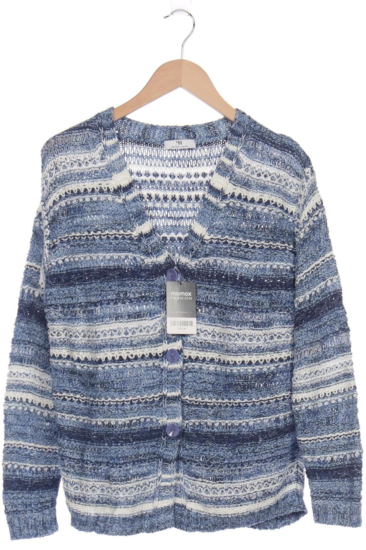

Peter Hahn Damen Strickjacke, blau, Gr. 42