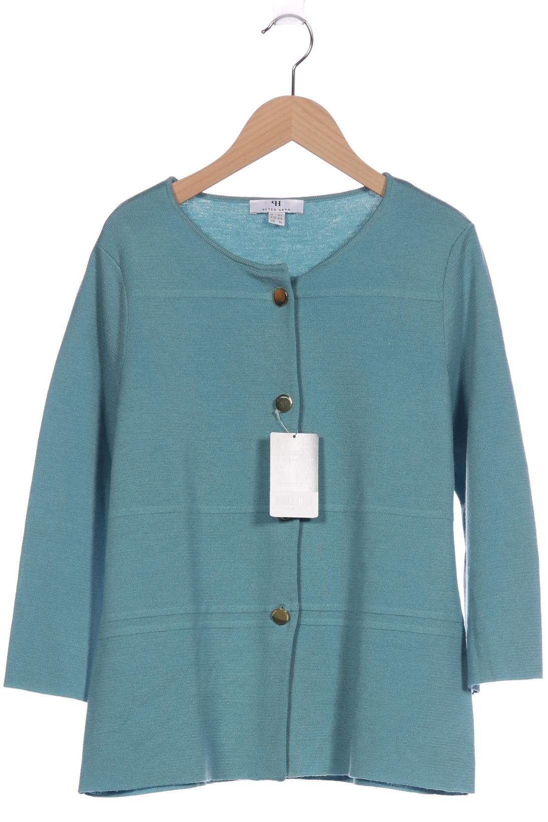 

Peter Hahn Damen Strickjacke, türkis, Gr. 42