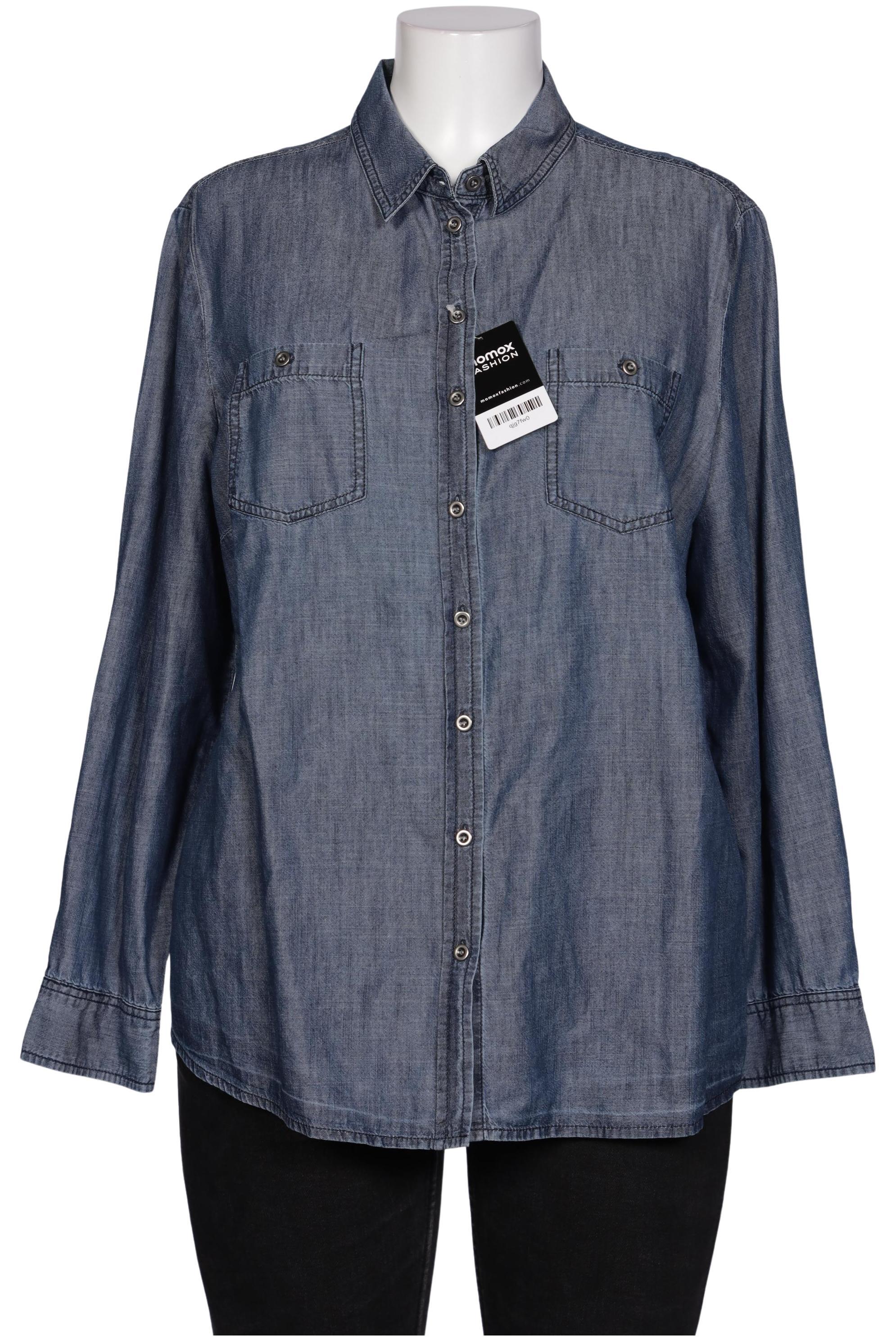

Peter Hahn Damen Bluse, blau, Gr. 48