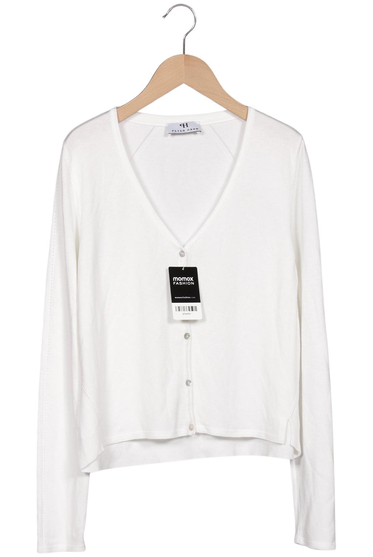 

Peter Hahn Damen Strickjacke, weiß, Gr. 38