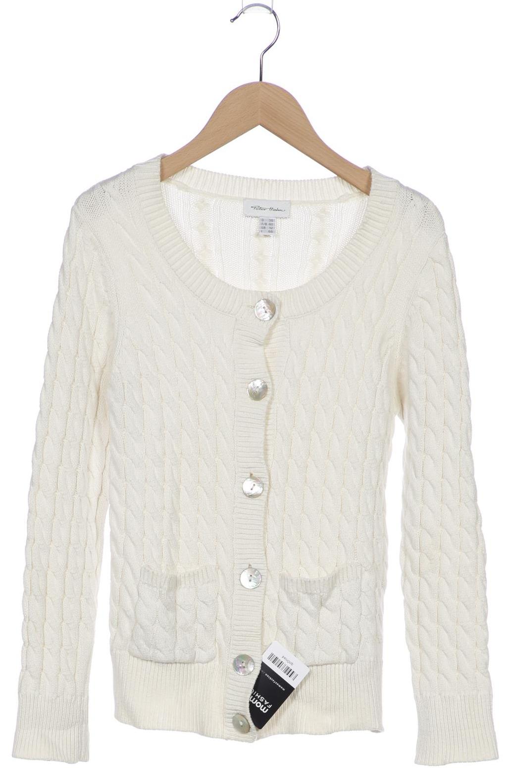 

Peter Hahn Damen Strickjacke, weiß, Gr. 38