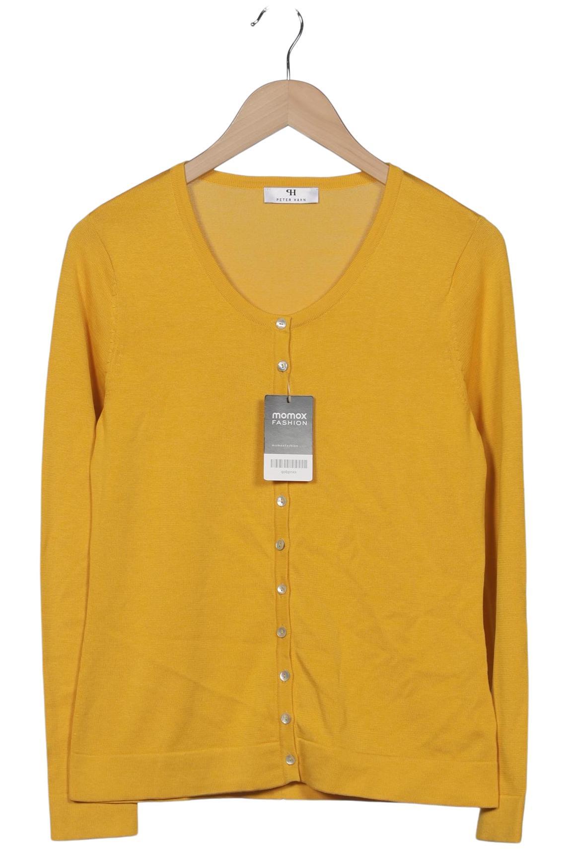 

Peter Hahn Damen Strickjacke, gelb, Gr. 38