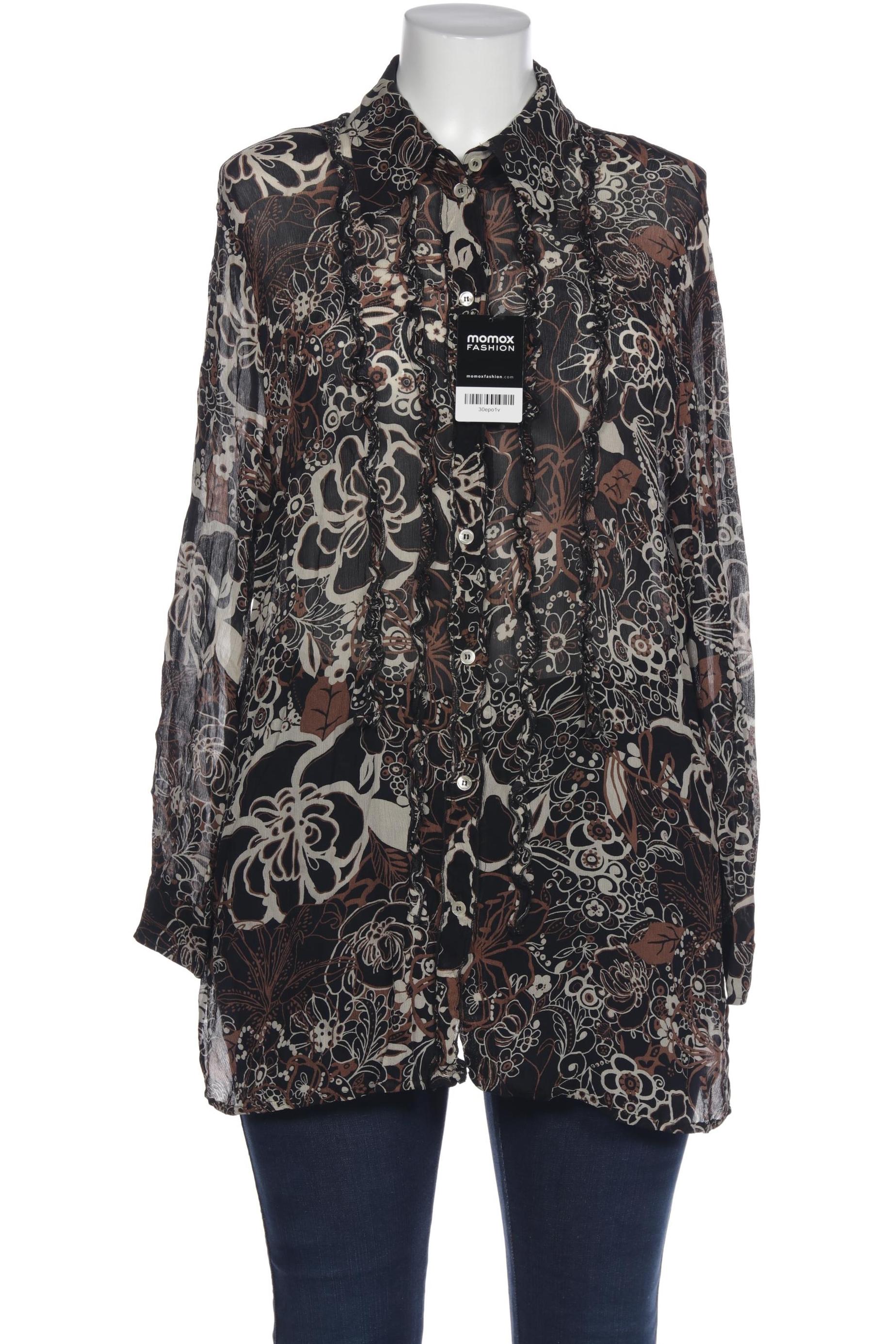 

Peter Hahn Damen Bluse, schwarz, Gr. 46