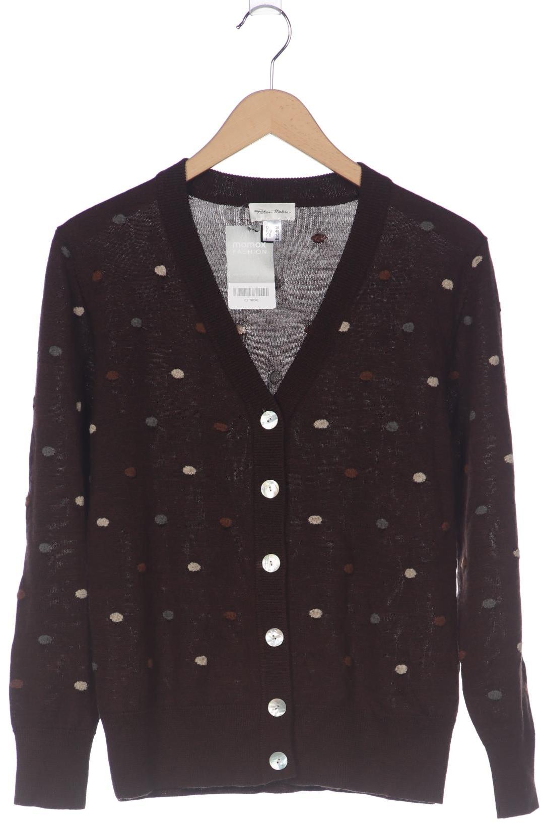

Peter Hahn Damen Strickjacke, braun, Gr. 38