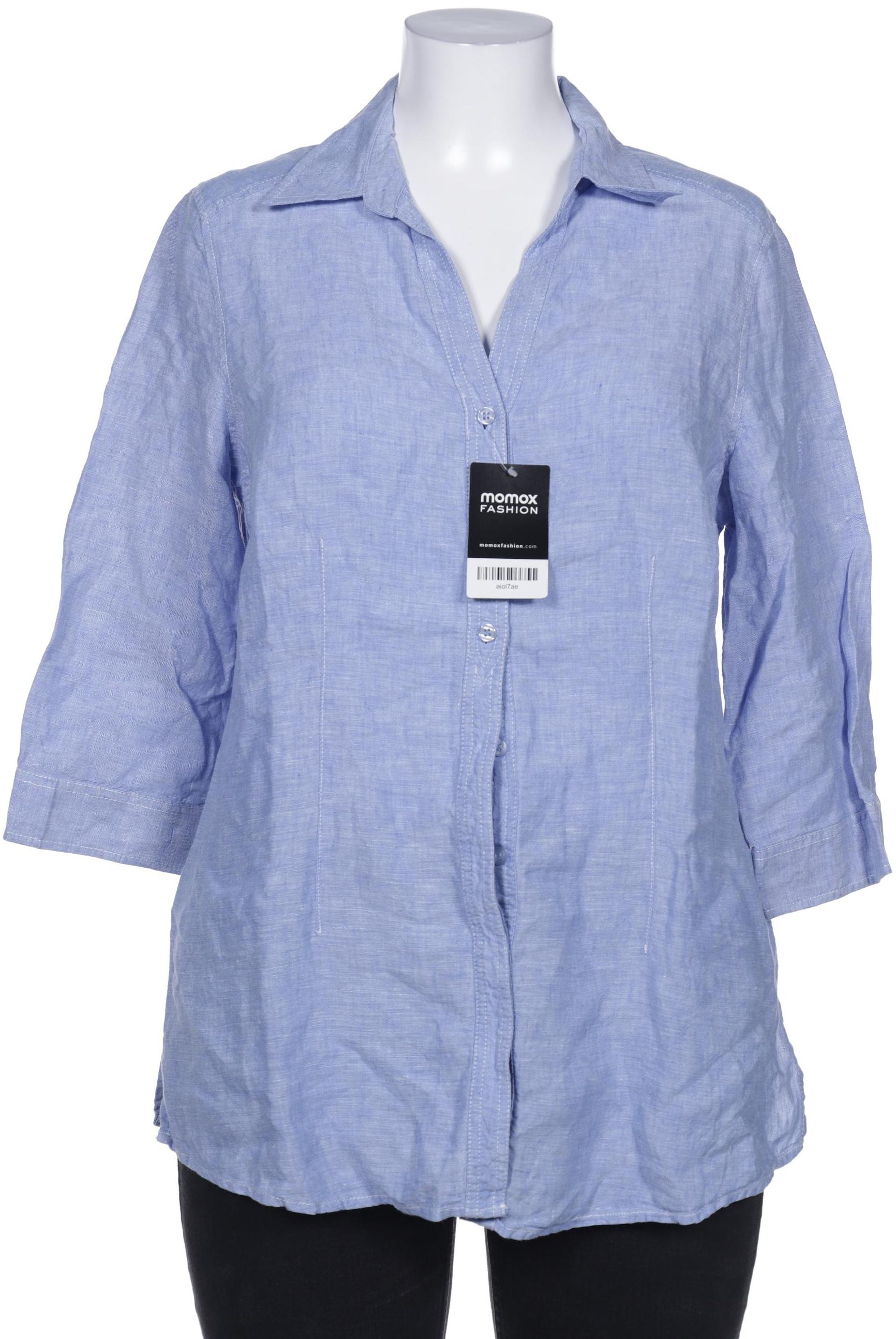 

Peter Hahn Damen Bluse, blau, Gr. 44