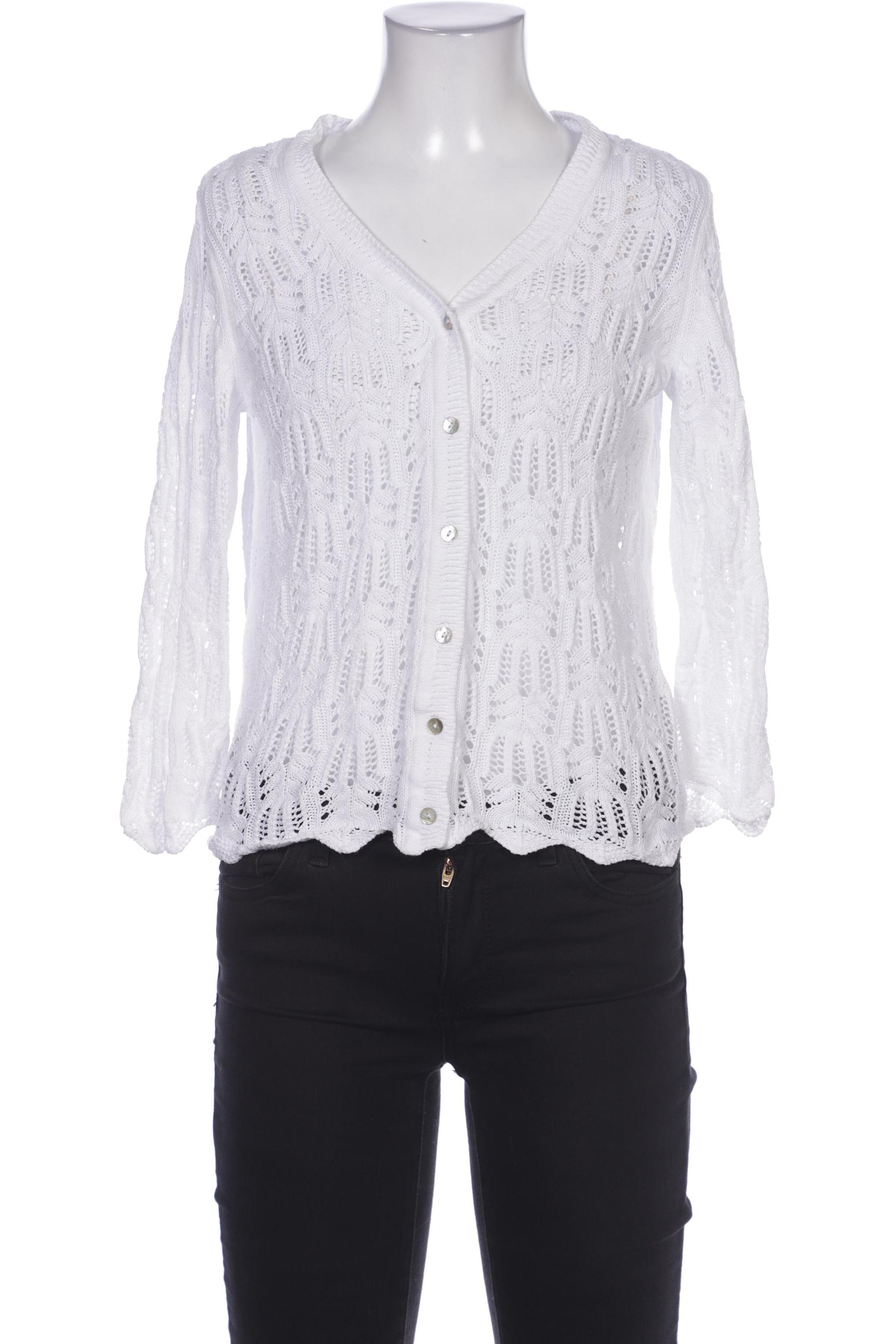 

Peter Hahn Damen Strickjacke, weiß, Gr. 36