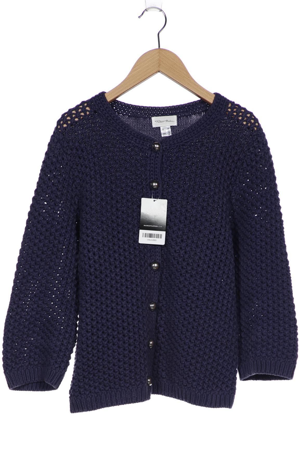

Peter Hahn Damen Strickjacke, marineblau, Gr. 40
