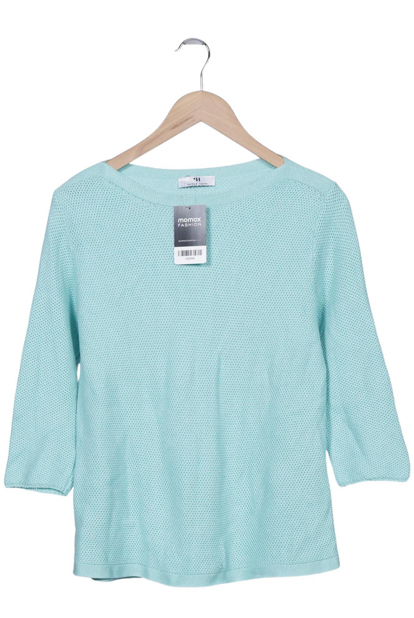 

Peter Hahn Damen Pullover, türkis, Gr. 42