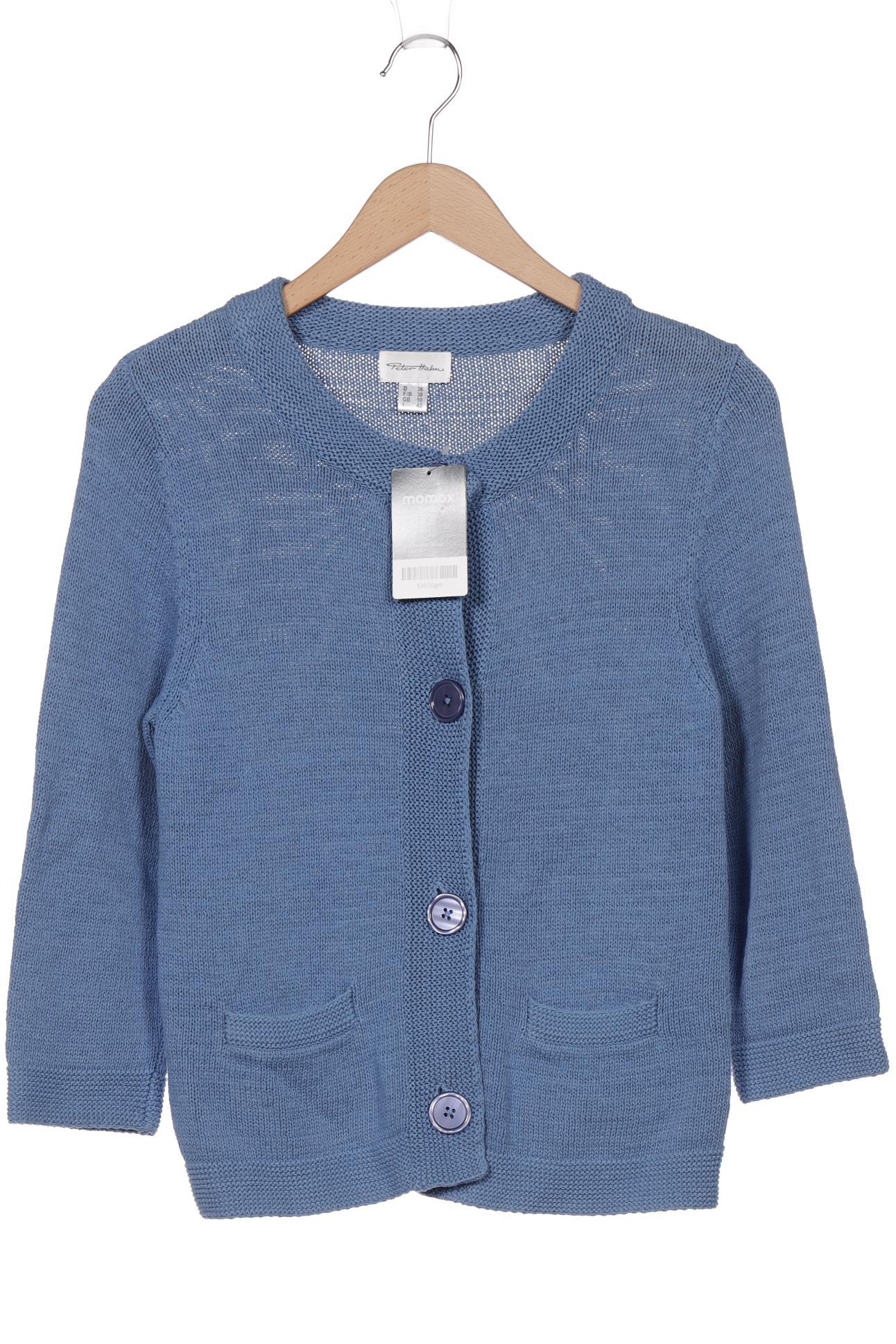 

Peter Hahn Damen Strickjacke, blau, Gr. 36