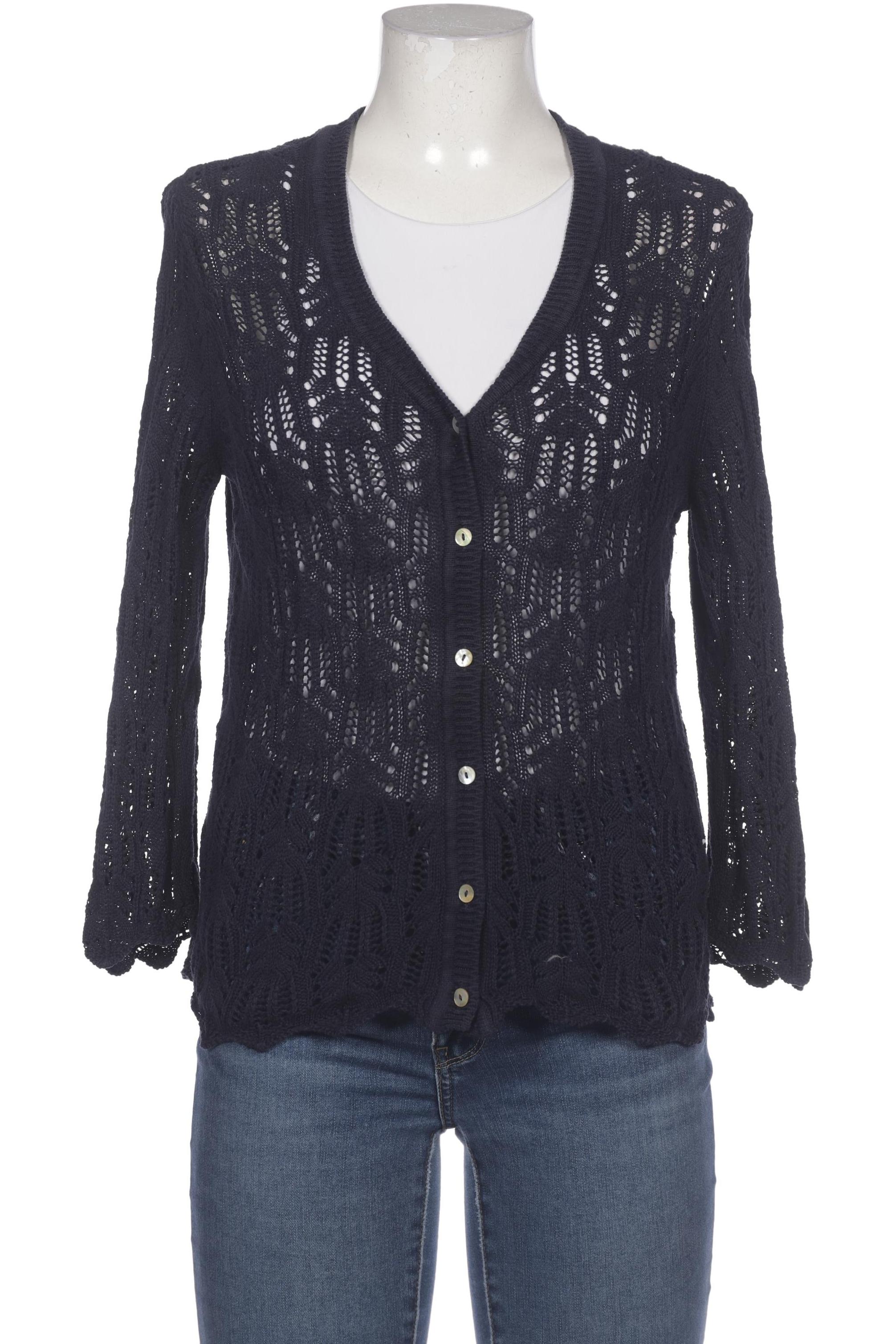 

Peter Hahn Damen Strickjacke, marineblau, Gr. 40