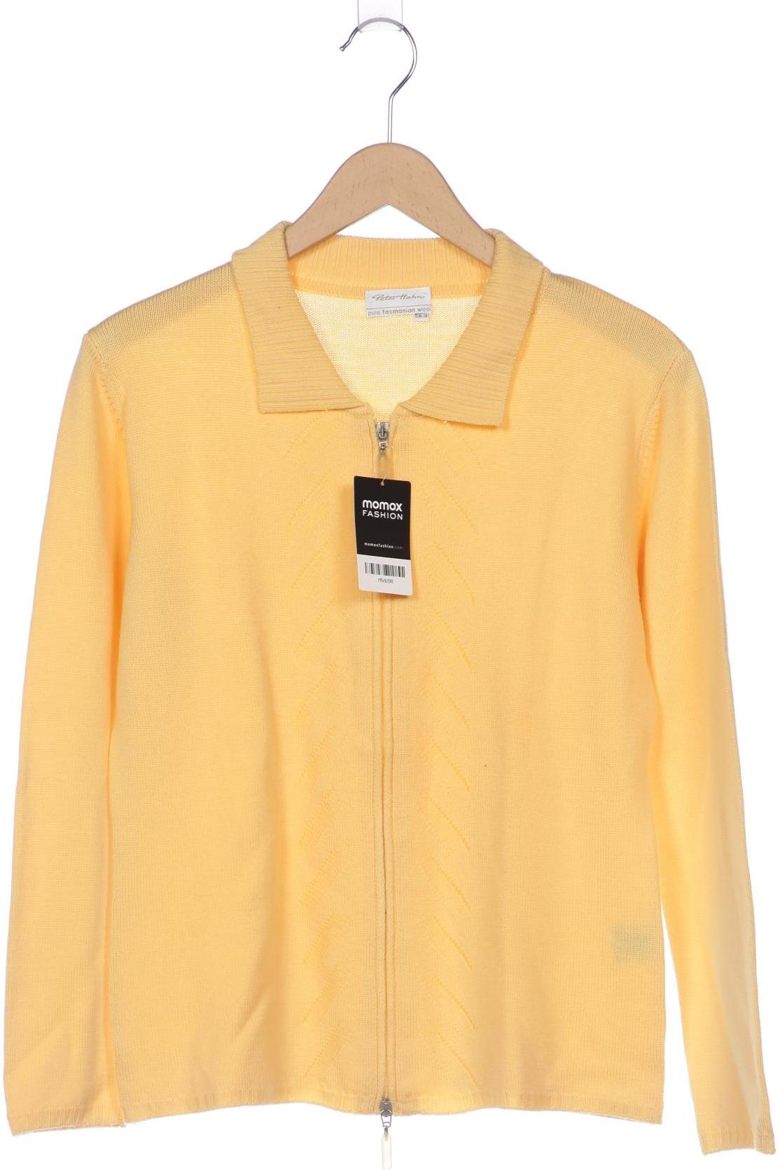 

Peter Hahn Damen Strickjacke, gelb, Gr. 38