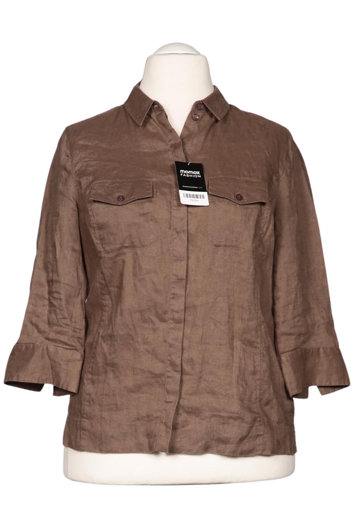 

Peter Hahn Damen Bluse, braun, Gr. 44