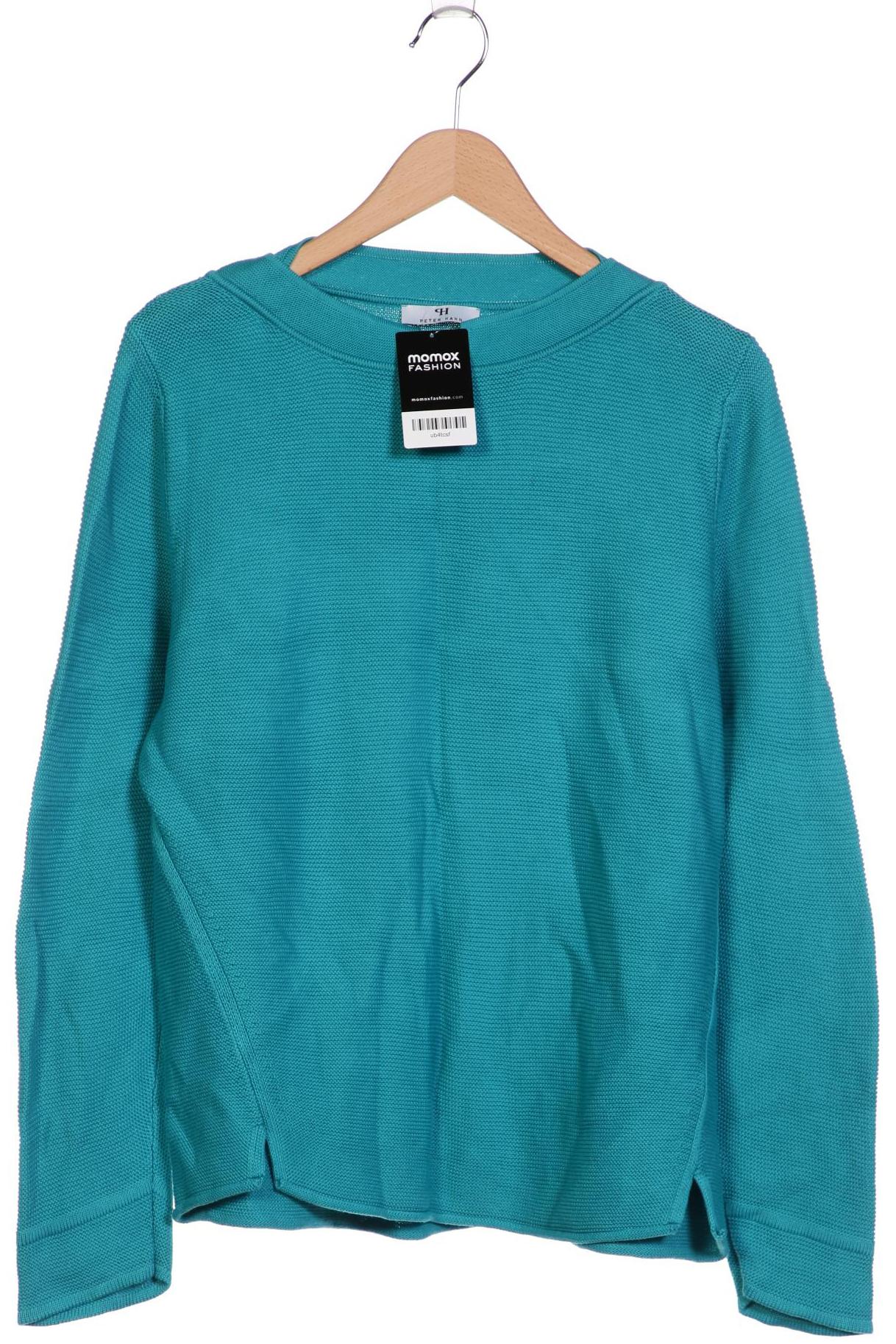 

Peter Hahn Damen Pullover, türkis, Gr. 48