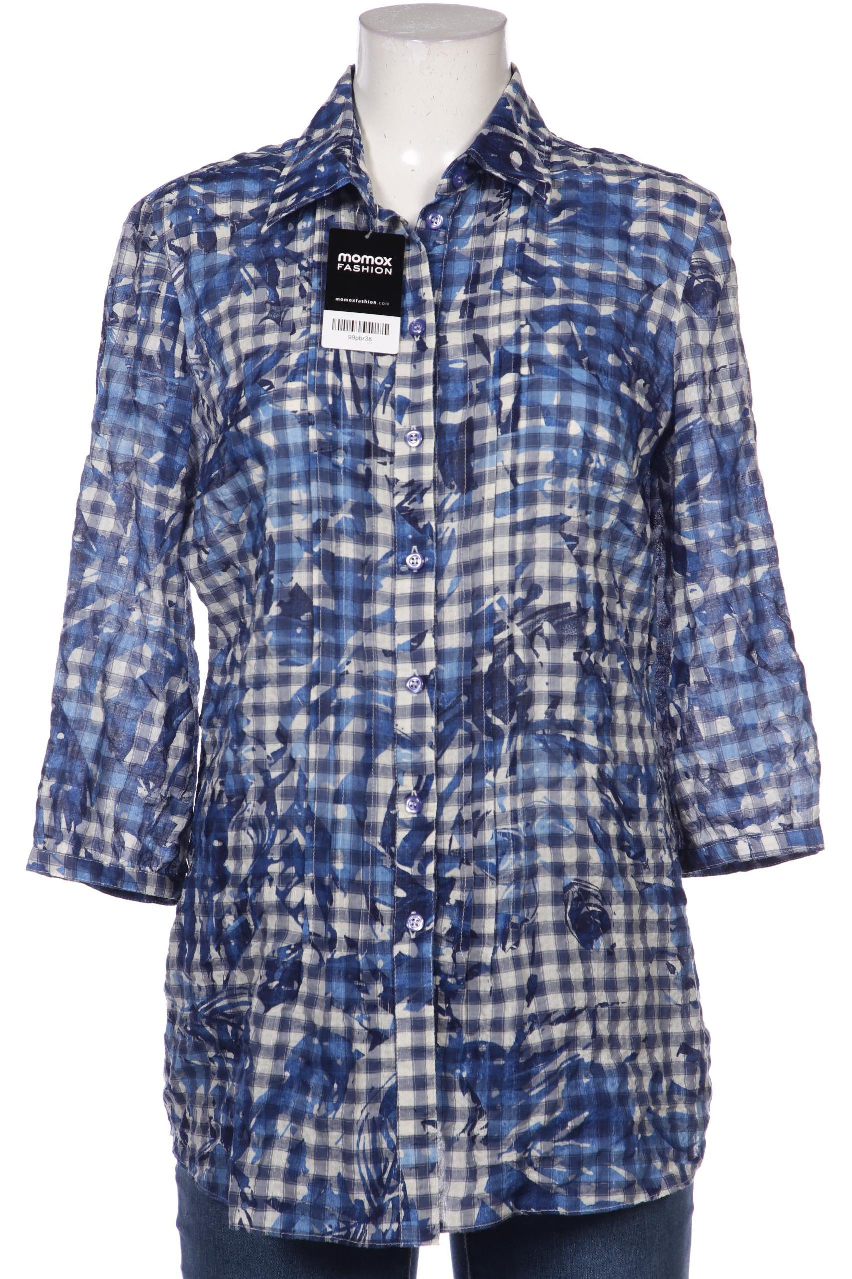 

Peter Hahn Damen Bluse, blau, Gr. 38