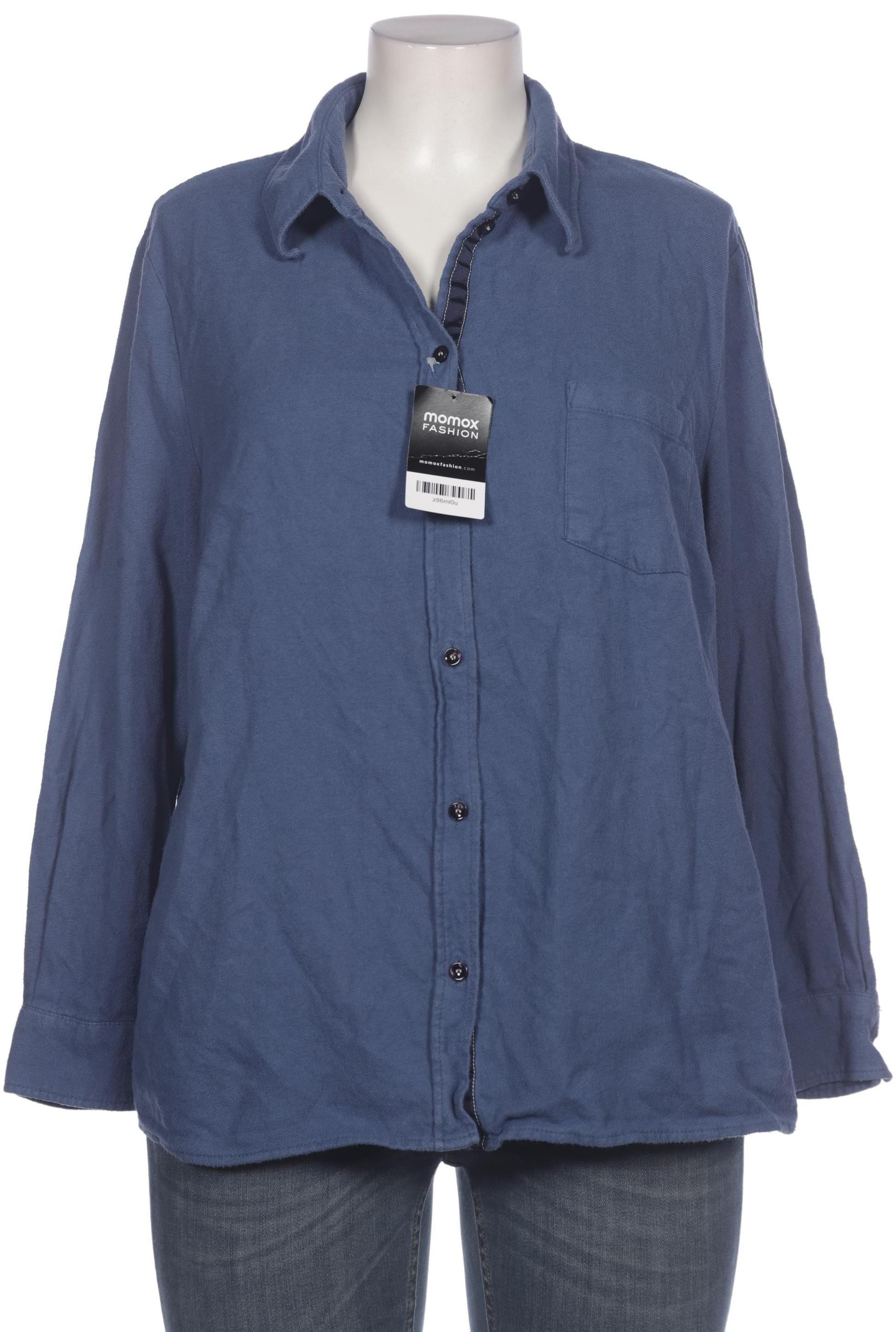 

Peter Hahn Damen Bluse, blau, Gr. 48