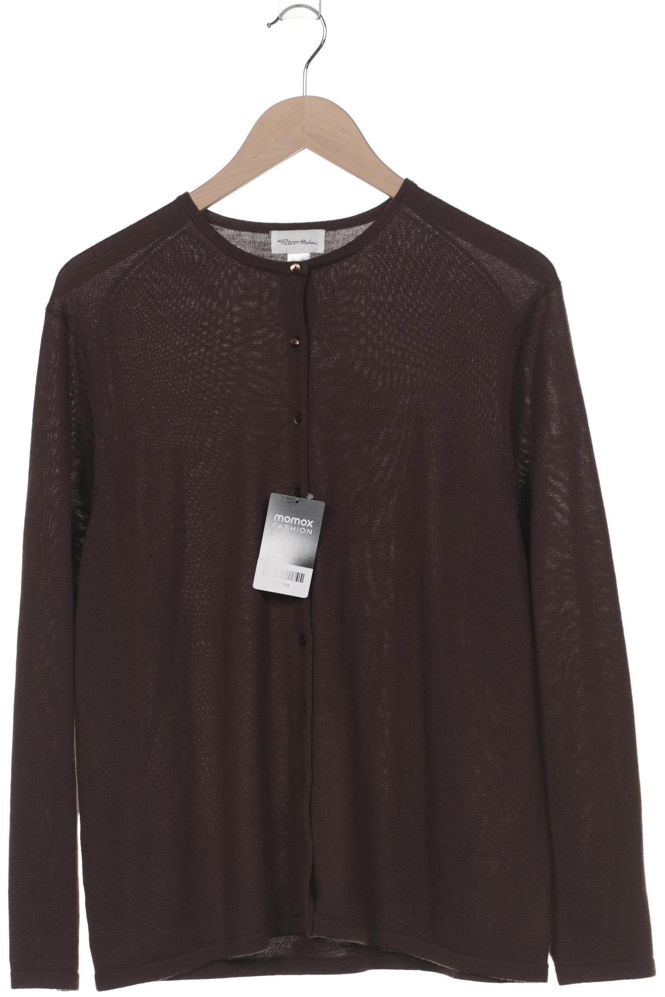 

Peter Hahn Damen Strickjacke, braun, Gr. 48