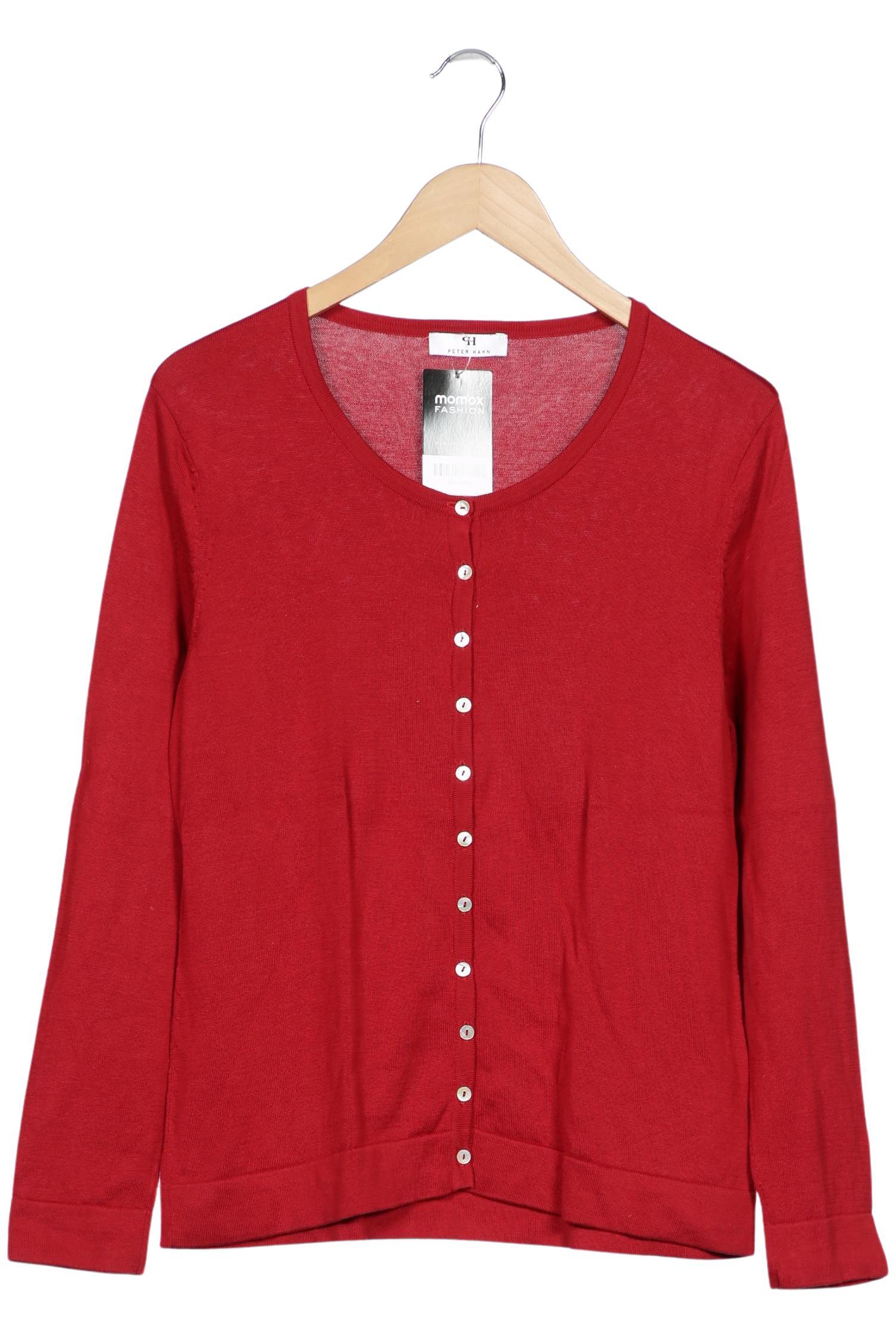 

Peter Hahn Damen Strickjacke, rot, Gr. 44