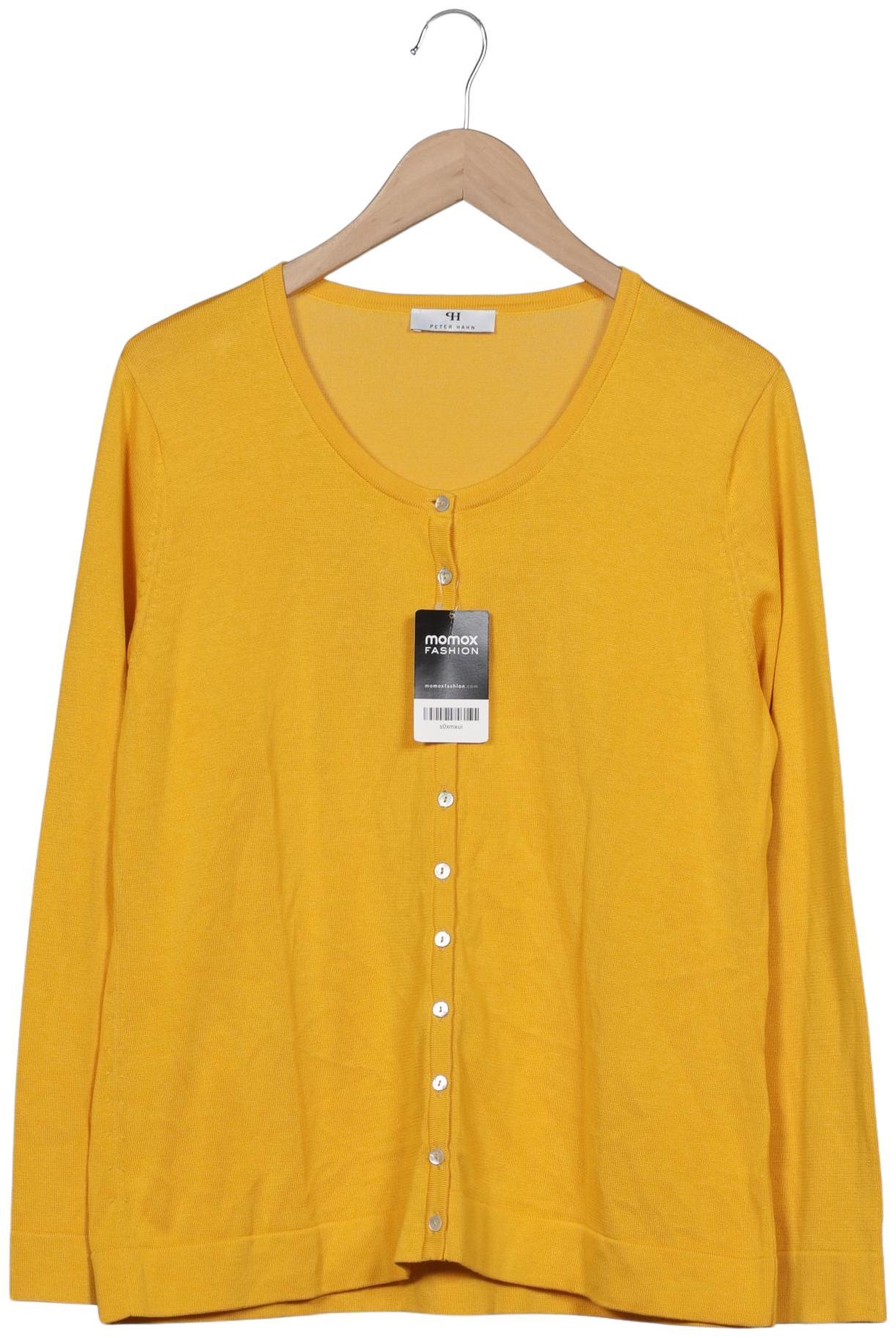 

Peter Hahn Damen Strickjacke, gelb, Gr. 46