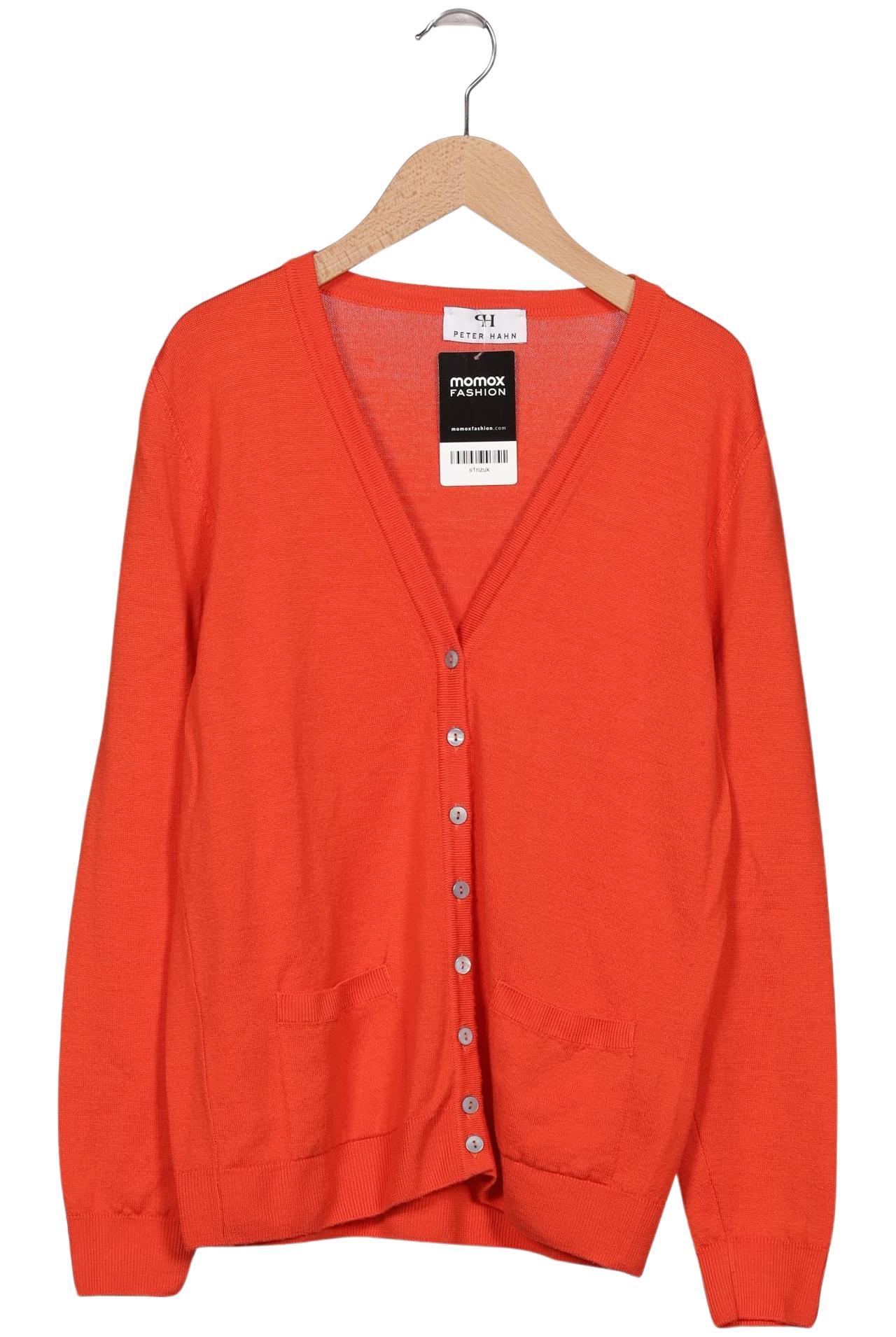 

Peter Hahn Damen Strickjacke, orange, Gr. 42