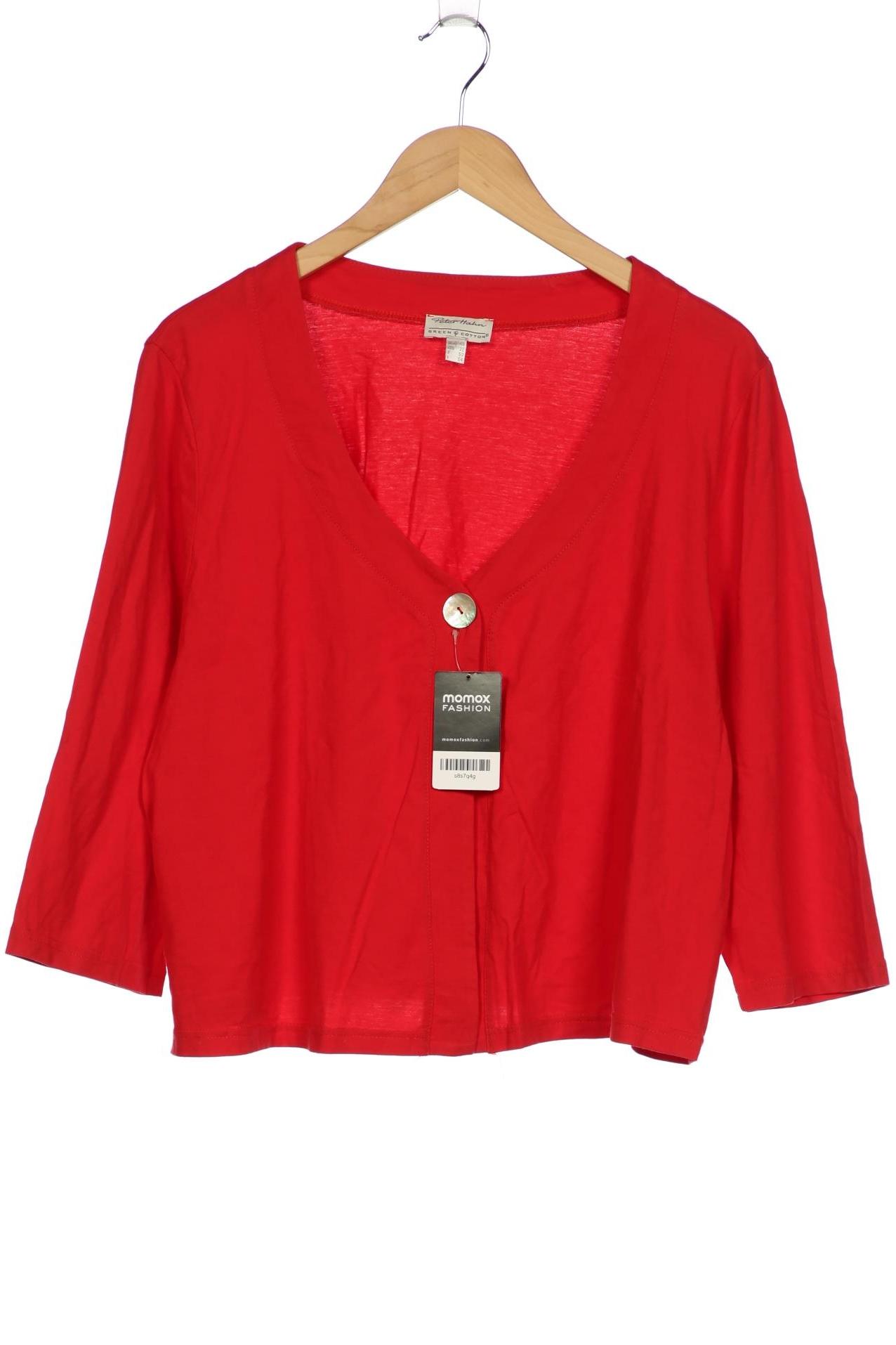 

Peter Hahn Damen Strickjacke, rot, Gr. 48