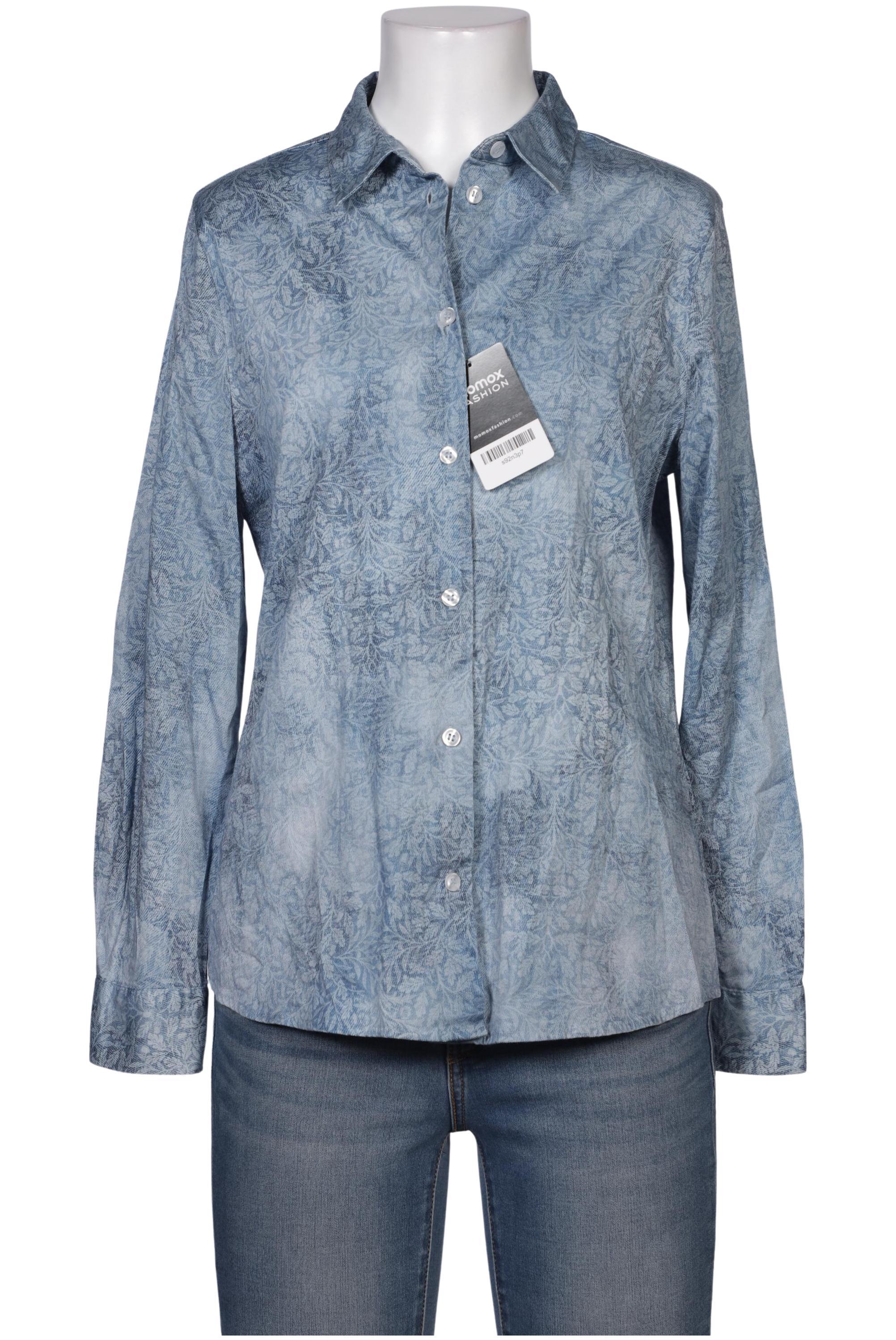 

Peter Hahn Damen Bluse, blau, Gr. 40