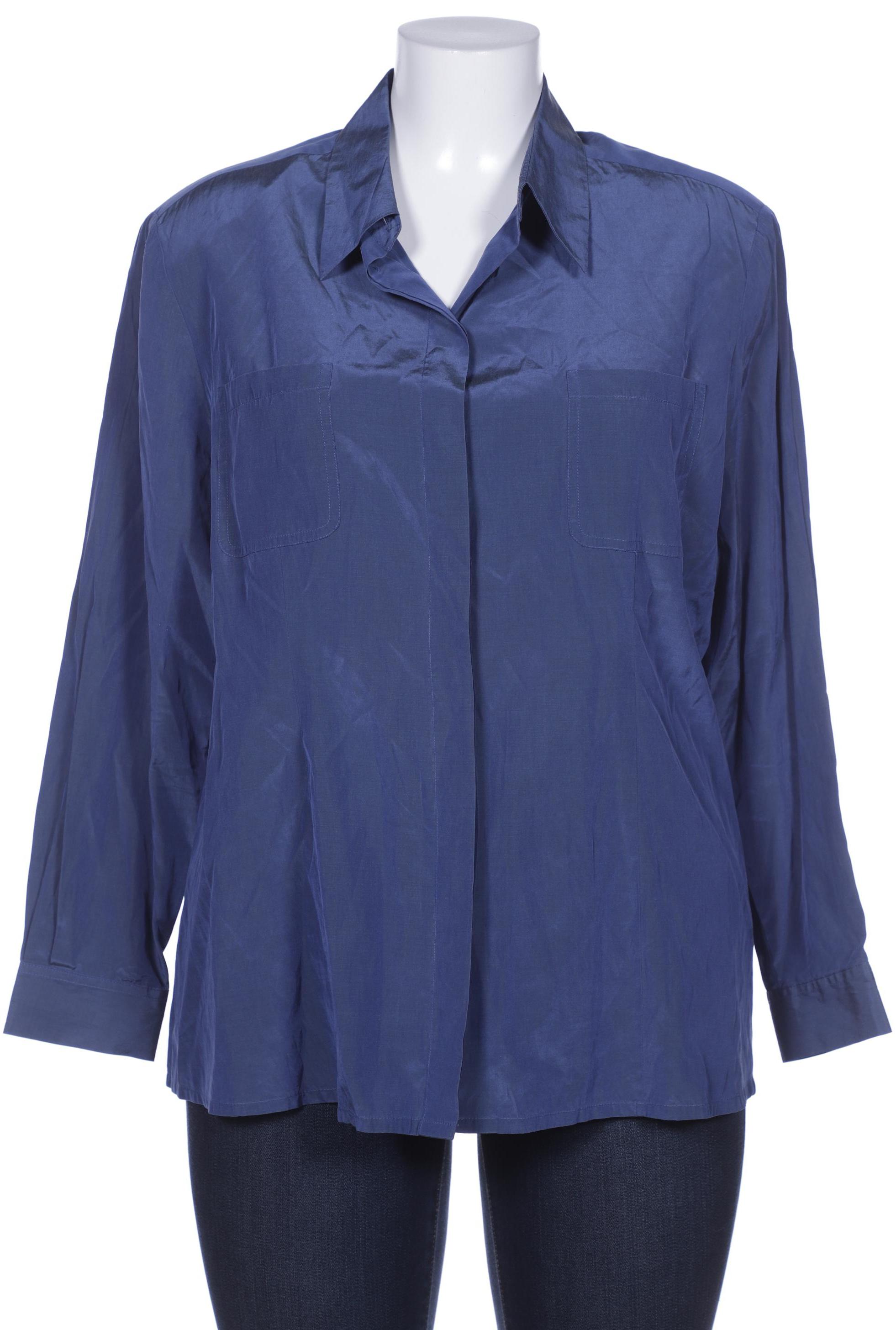 

Peter Hahn Damen Bluse, blau, Gr. 48