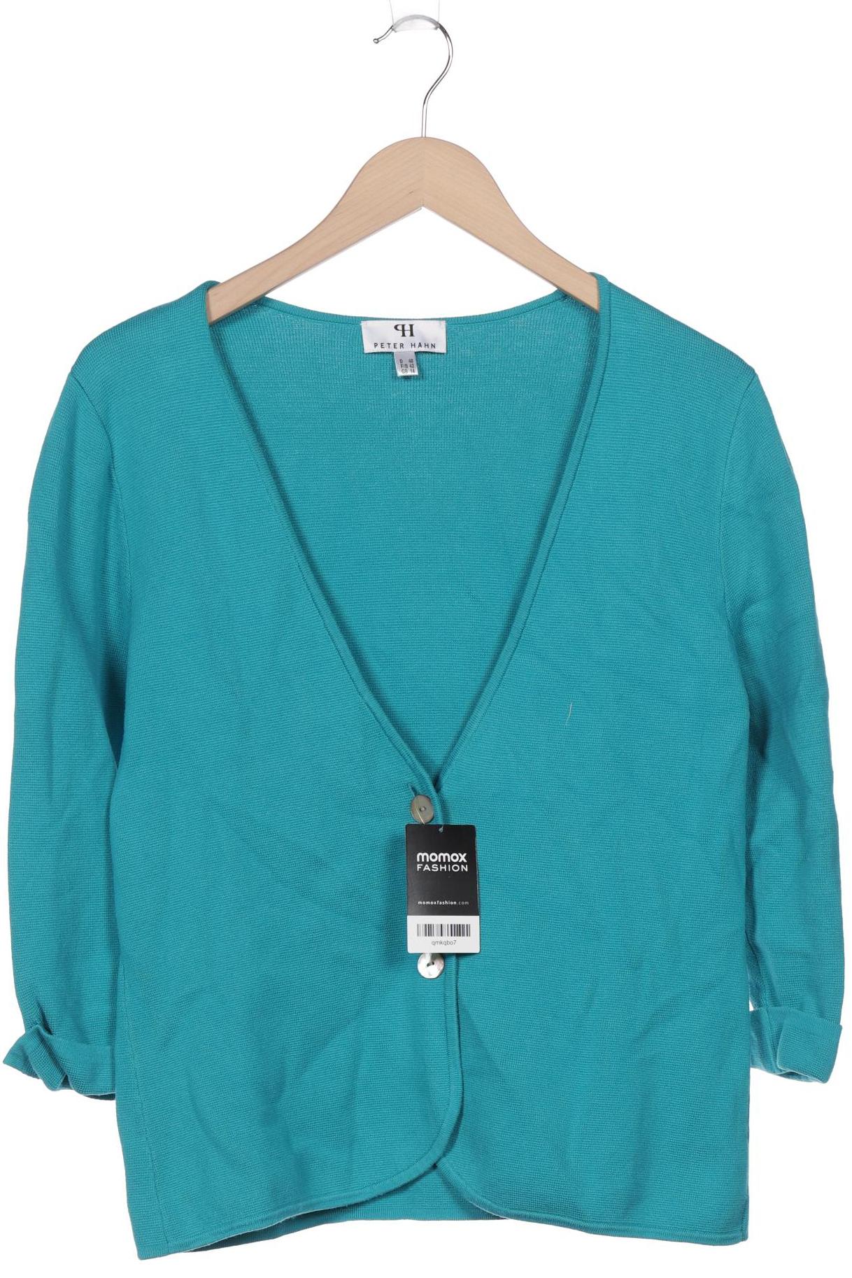 

Peter Hahn Damen Strickjacke, türkis, Gr. 40