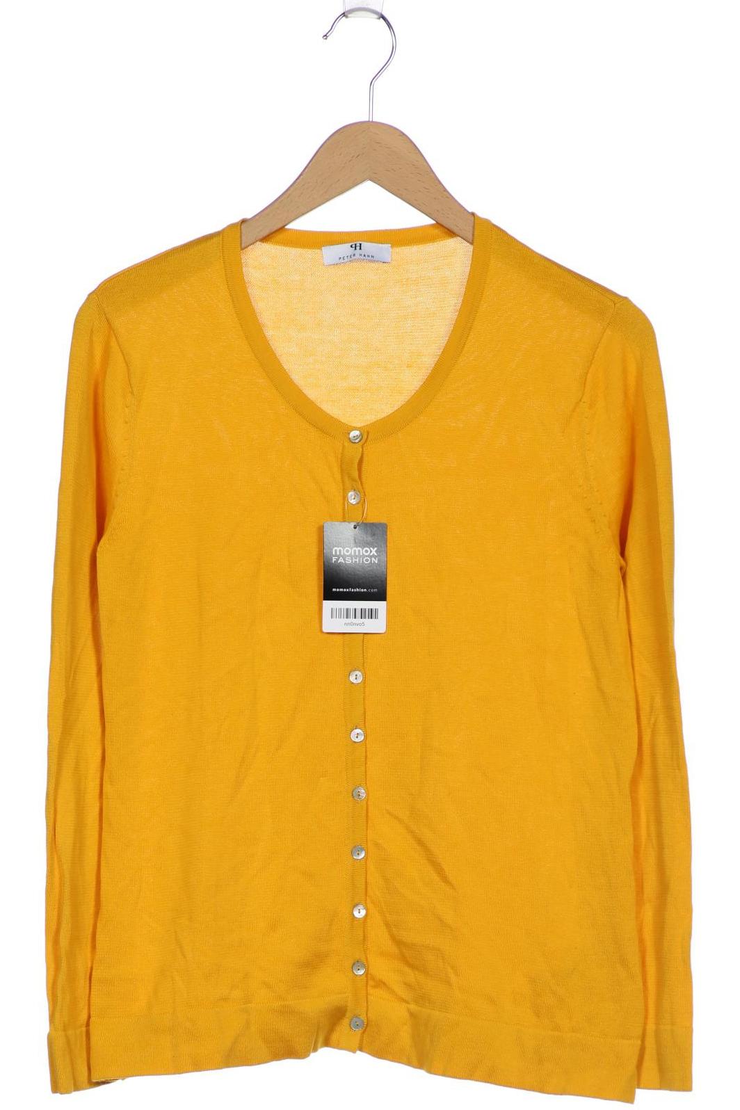 

Peter Hahn Damen Strickjacke, gelb, Gr. 42