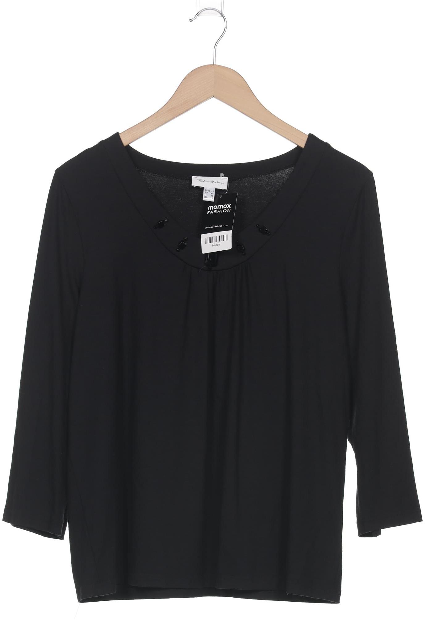 

Peter Hahn Damen Langarmshirt, schwarz, Gr. 42