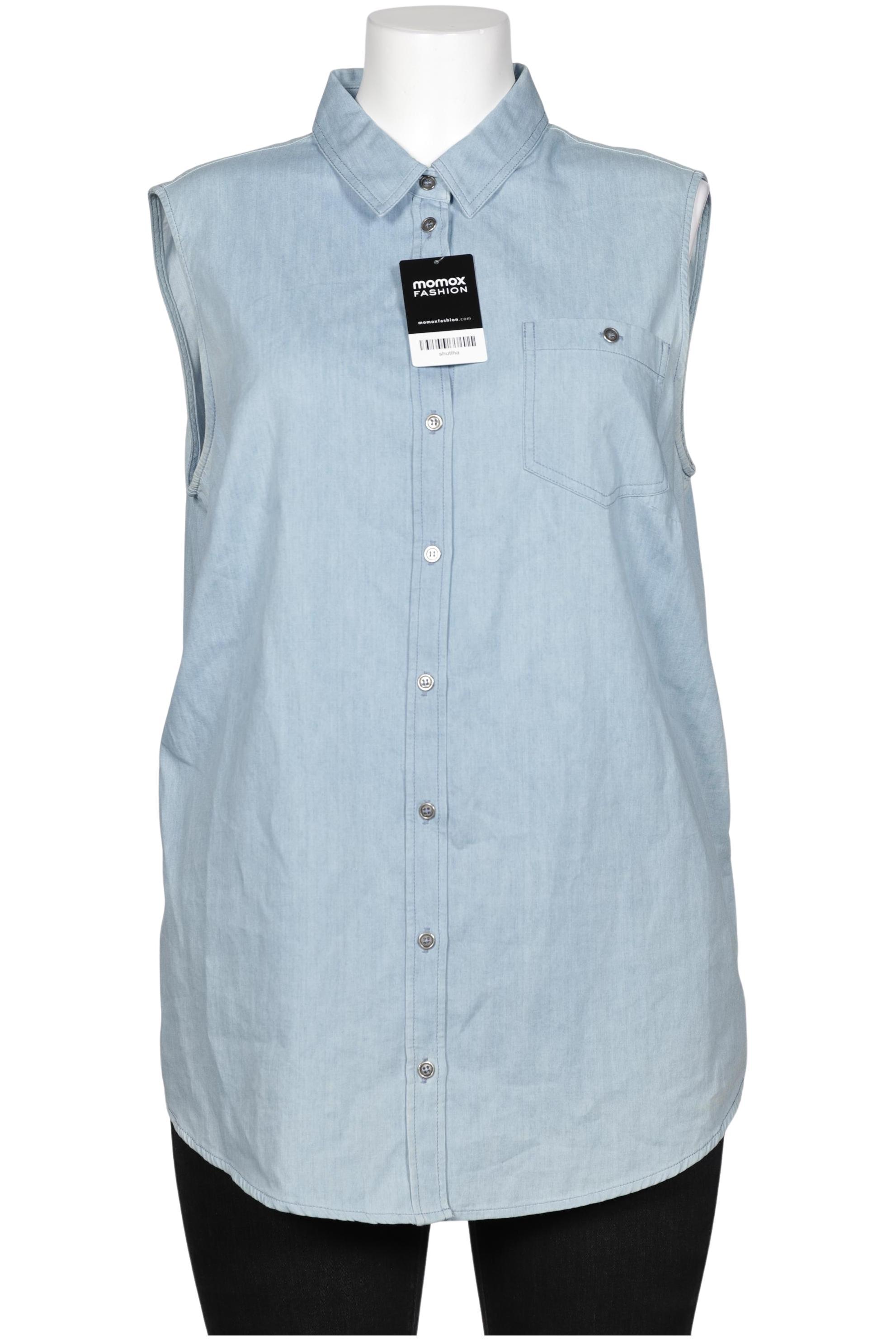 

Peter Hahn Damen Bluse, hellblau, Gr. 48