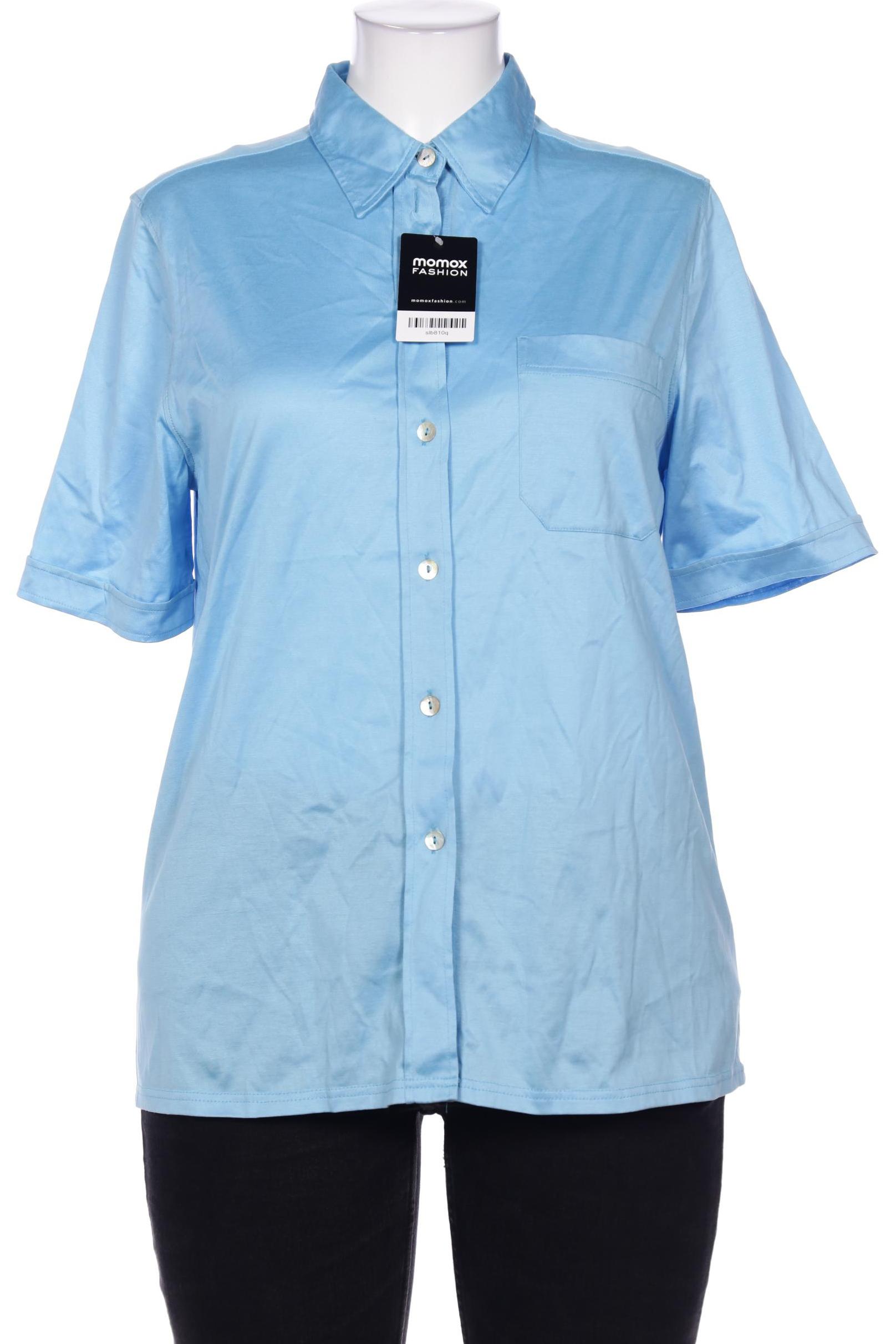 

Peter Hahn Damen Bluse, blau, Gr. 42