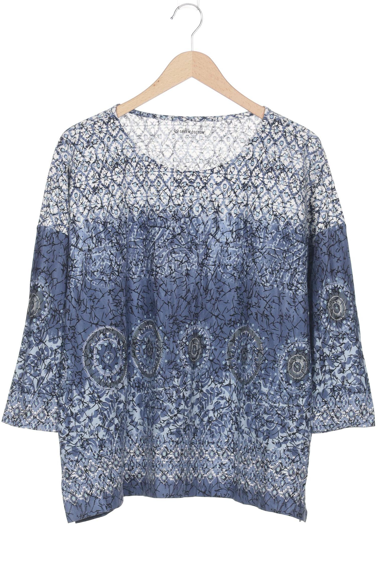 

Peter Hahn Damen Langarmshirt, blau, Gr. 48