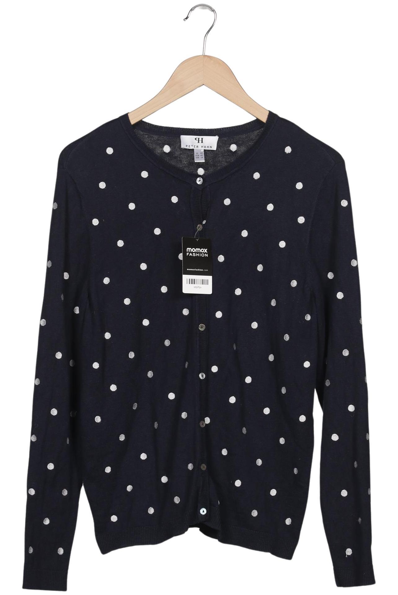 

Peter Hahn Damen Strickjacke, marineblau, Gr. 40