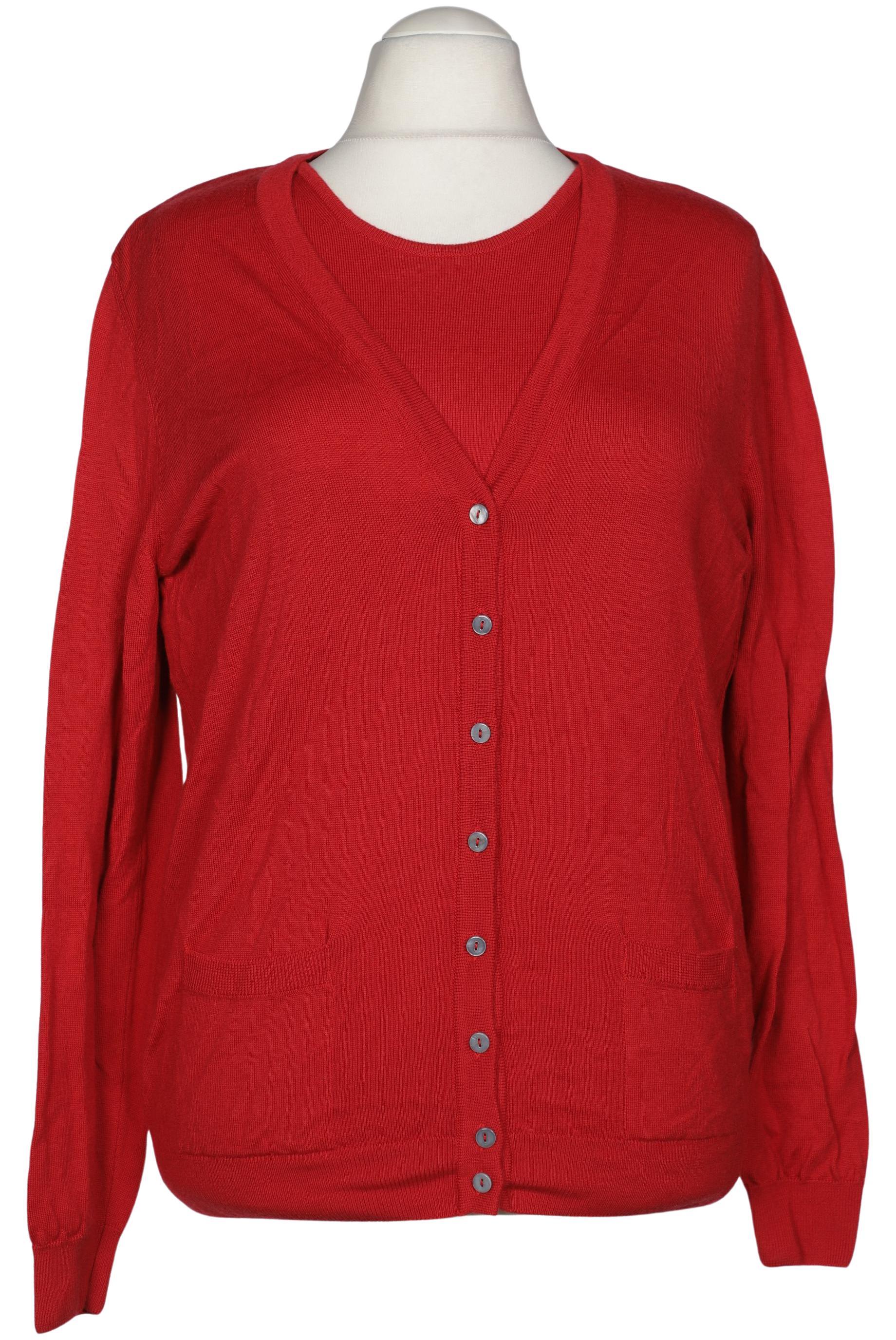 

Peter Hahn Damen Strickjacke, rot, Gr. 46